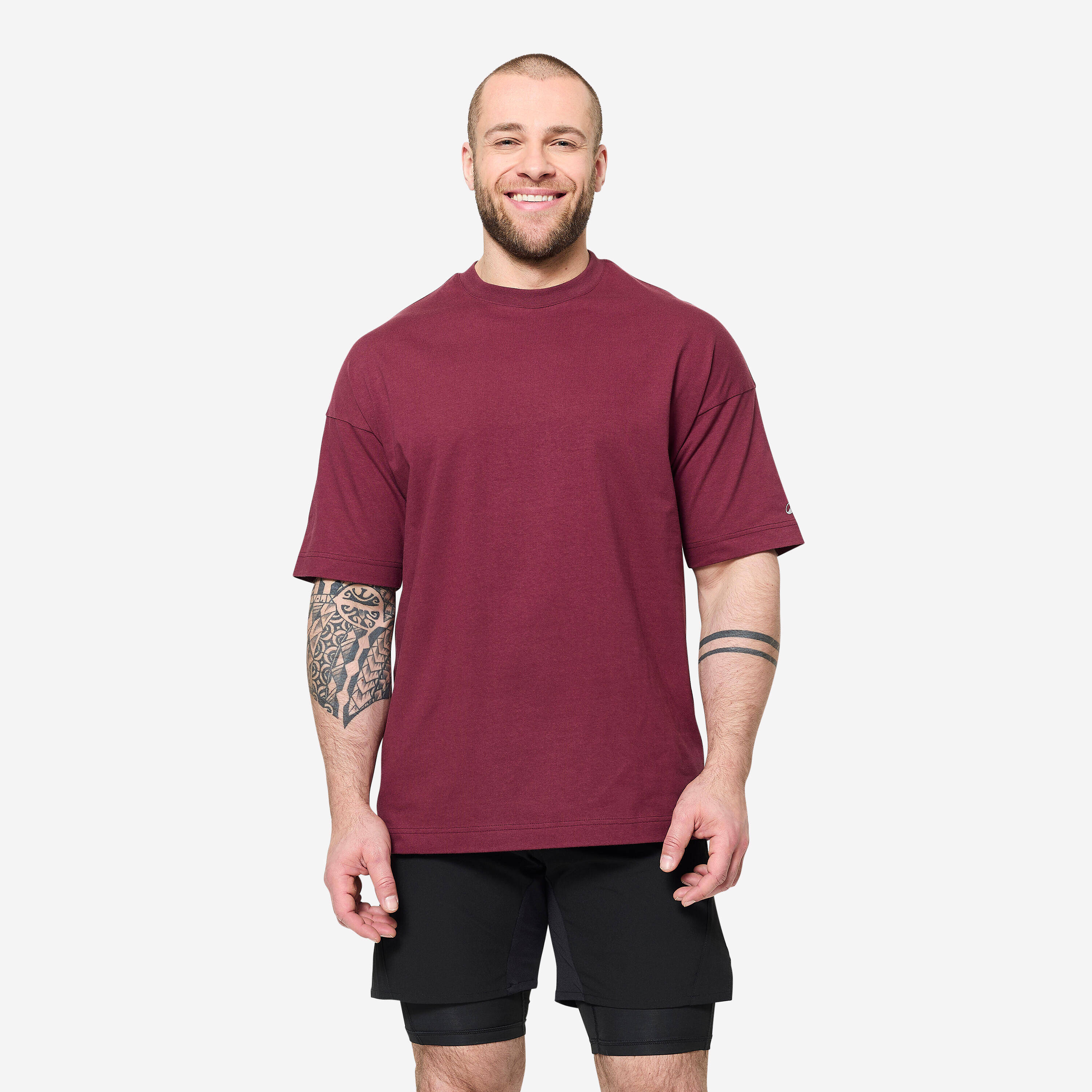 Men's Loose-Fit T-Shirt 520 - Mauve -  1