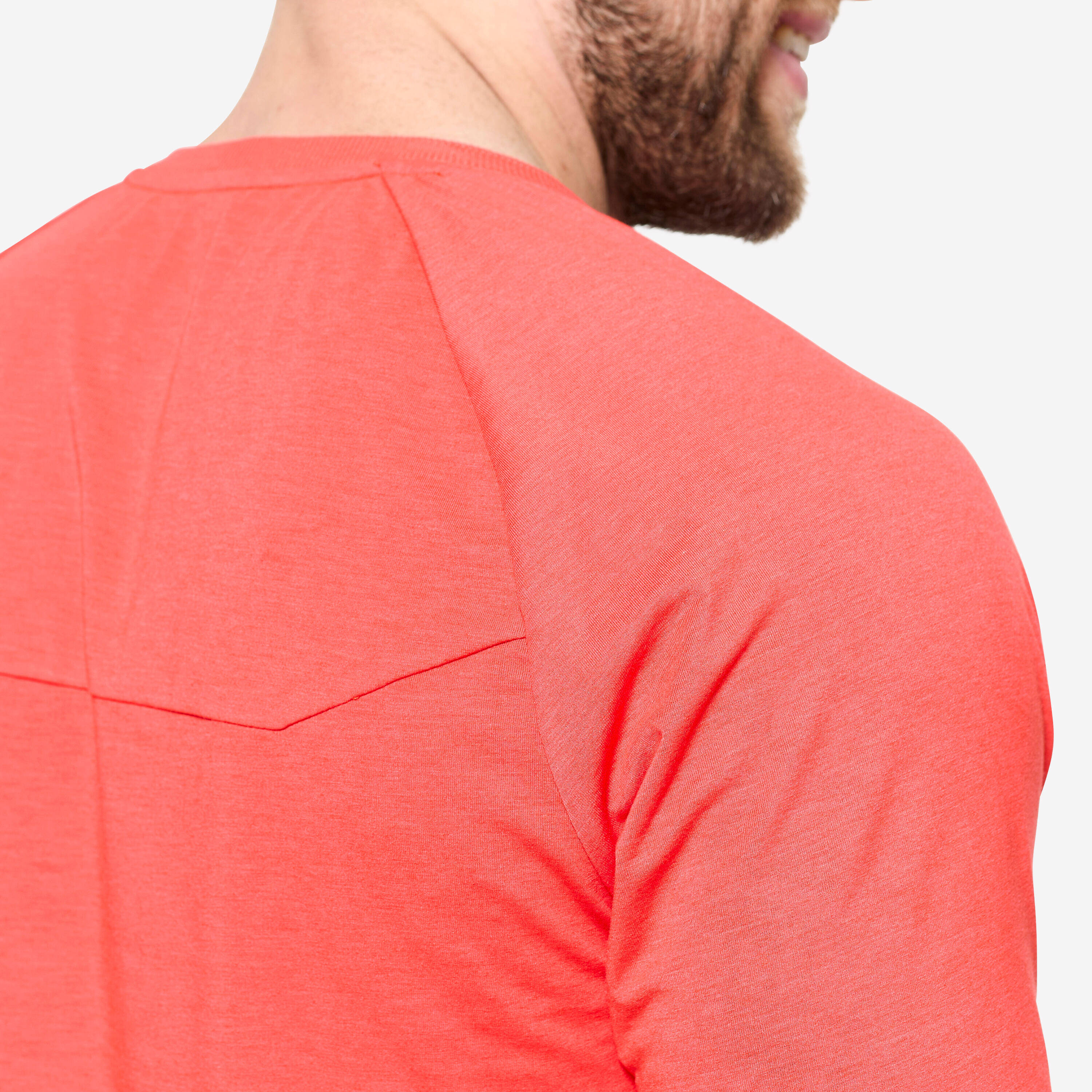 Men's Short-Sleeved Cross Training Performance T-Shirt - Orange/Black -  5