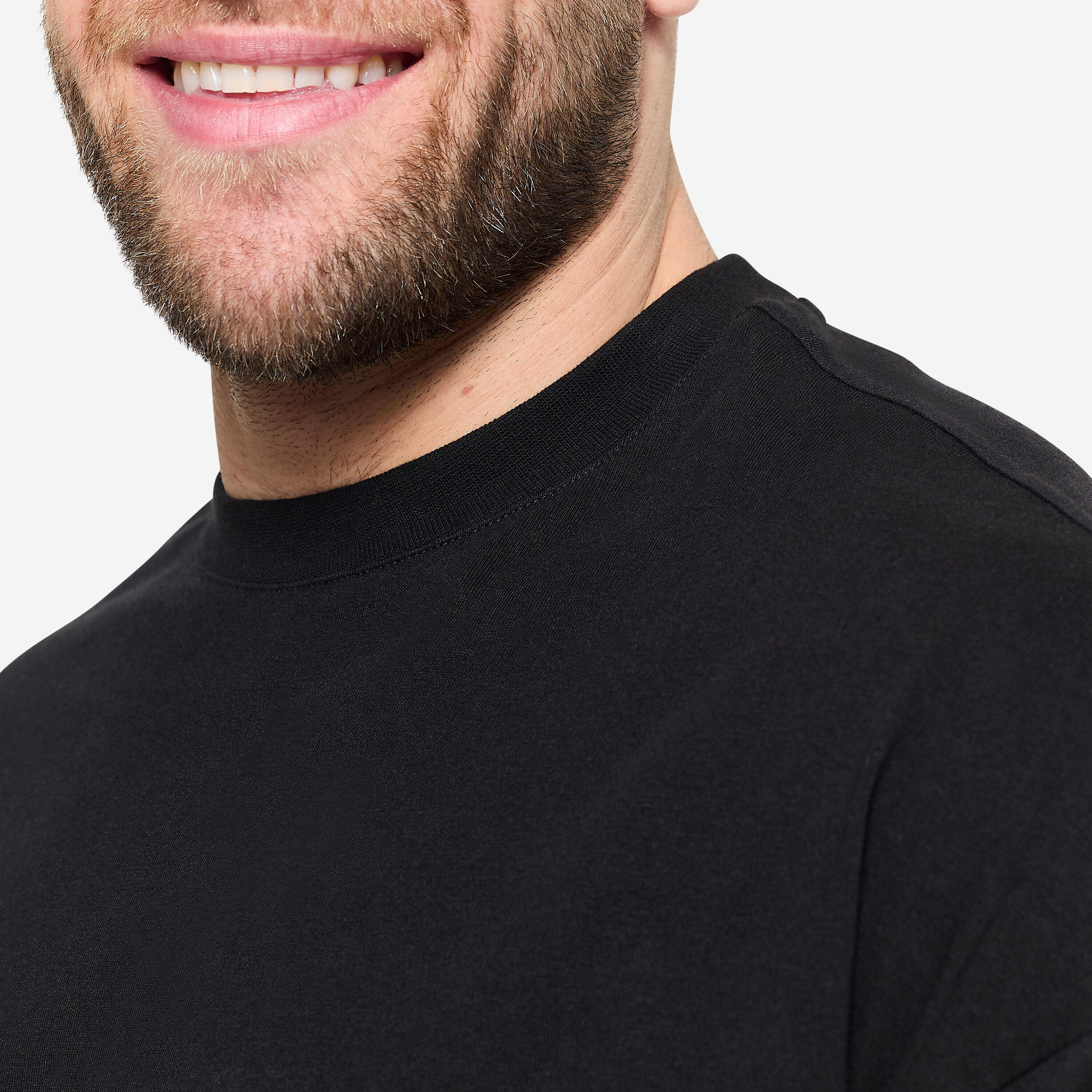 Men's Loose-Fit Fitness T-Shirt - Black -  4