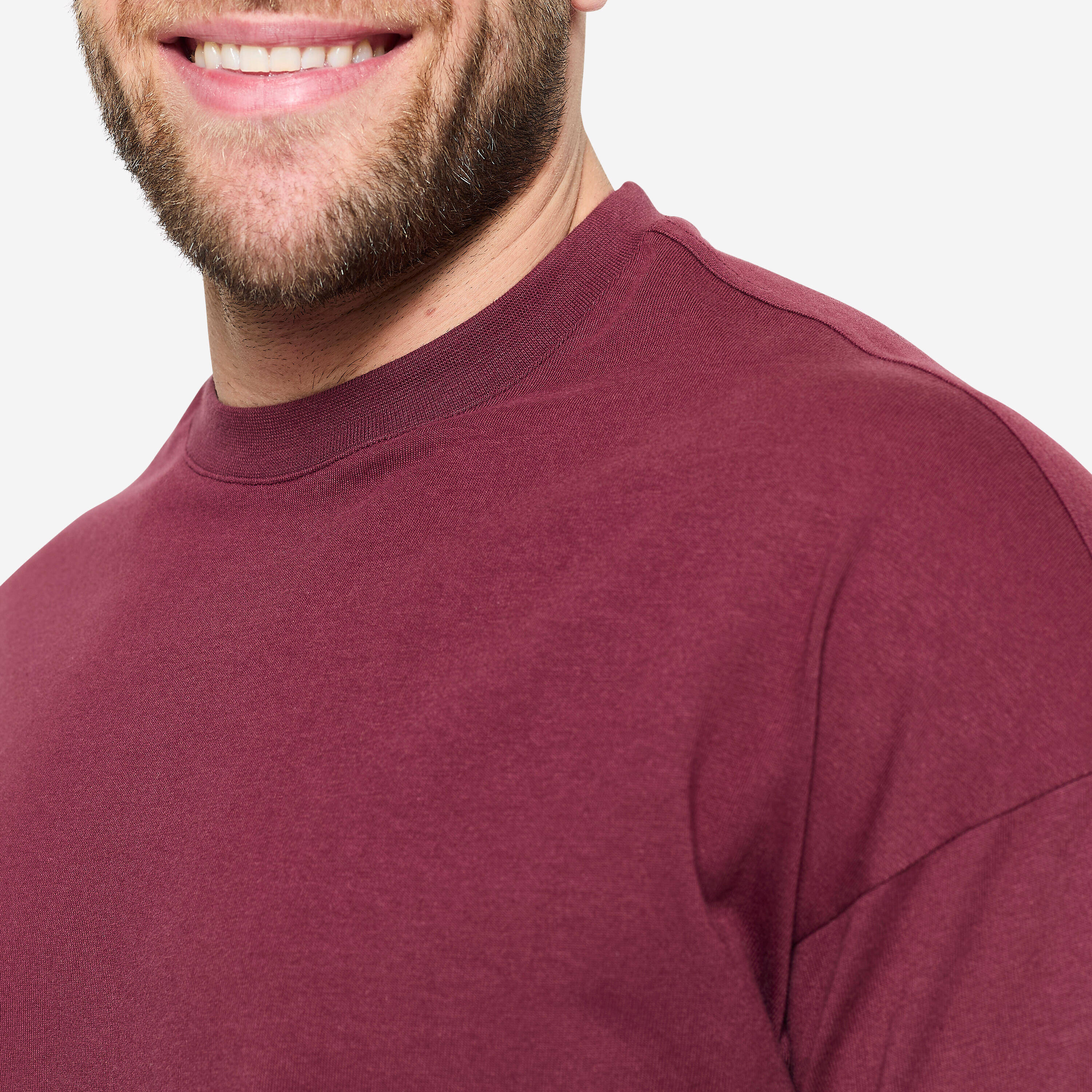 Men's Loose-Fit T-Shirt 520 - Mauve -  3