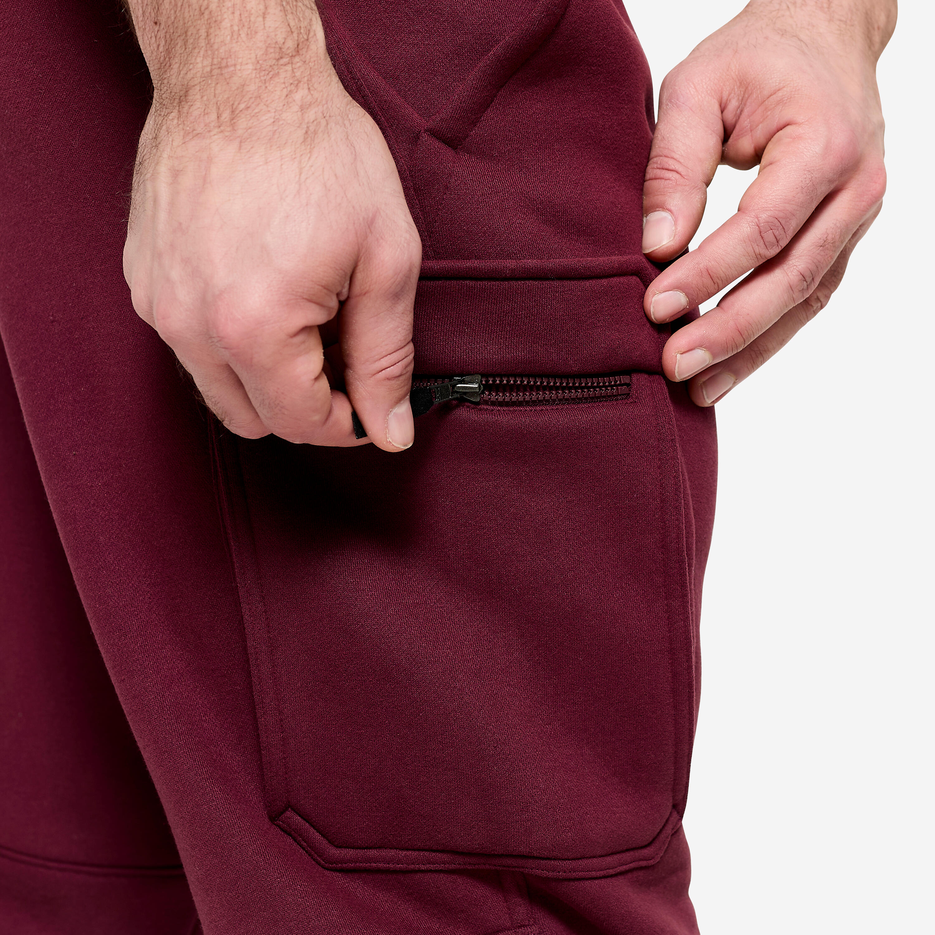 Pantalon de sport en coton ouaté homme 6/9