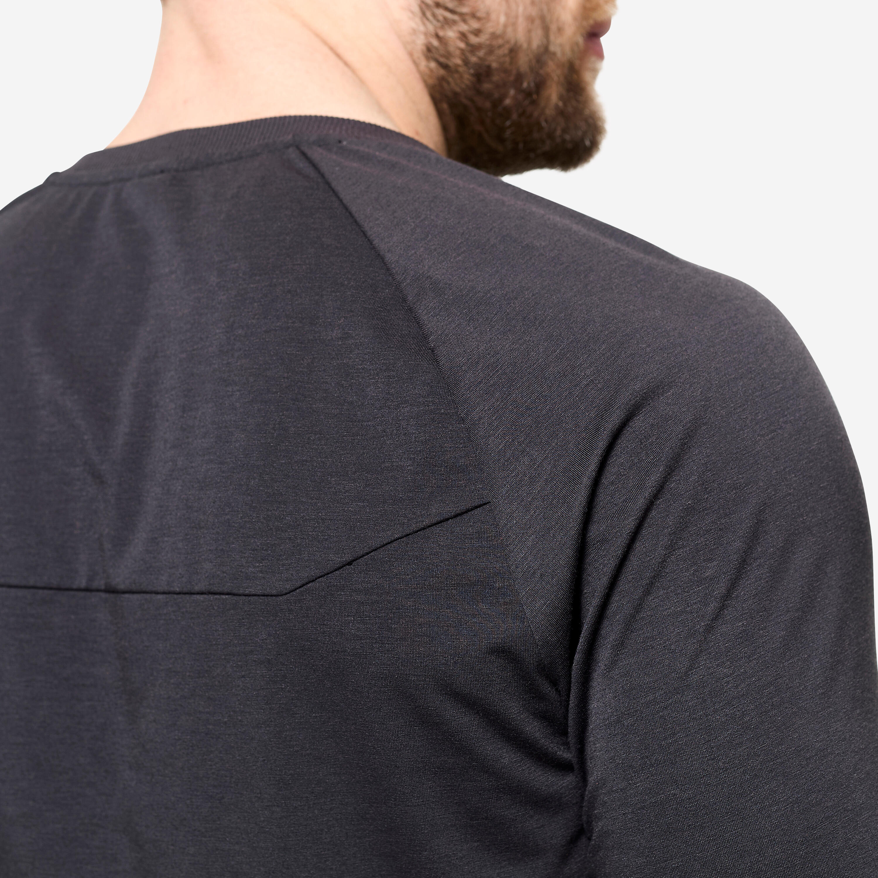 T-Shirt Herren Crosstraining Performance - schwarz / grau 5/6