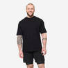Men's Loose-Fit Fitness T-Shirt - Black