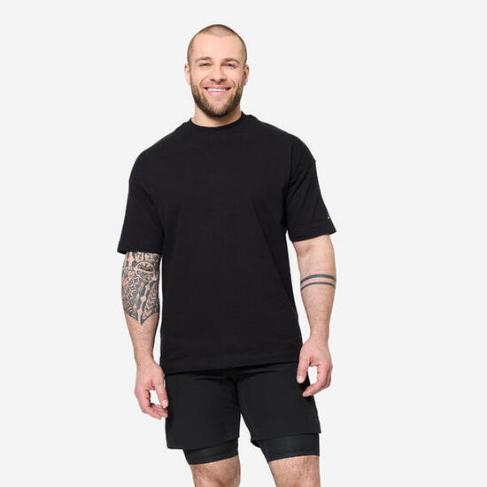 T-Shirt Heeren Loose Fit - orange