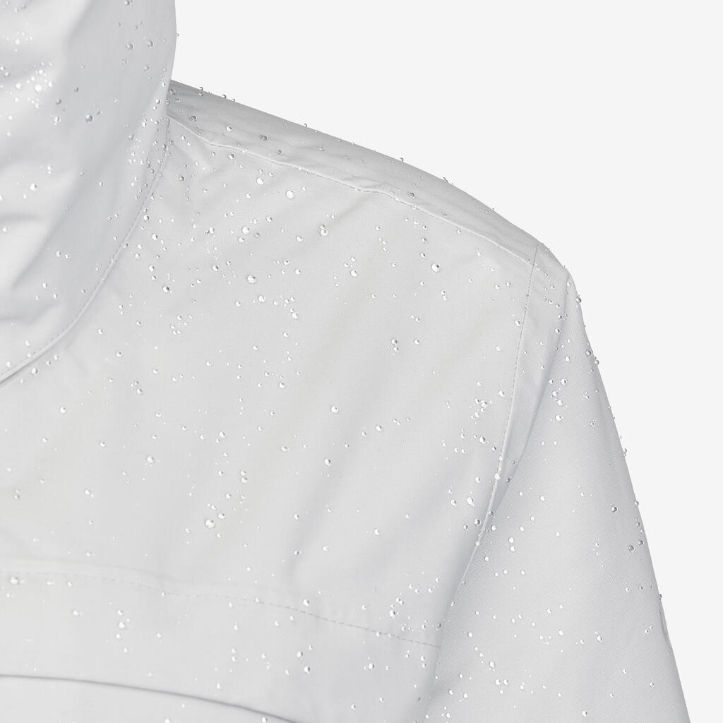 Veste de randonnée 0°C chaude femme, NH100 3en1 gris