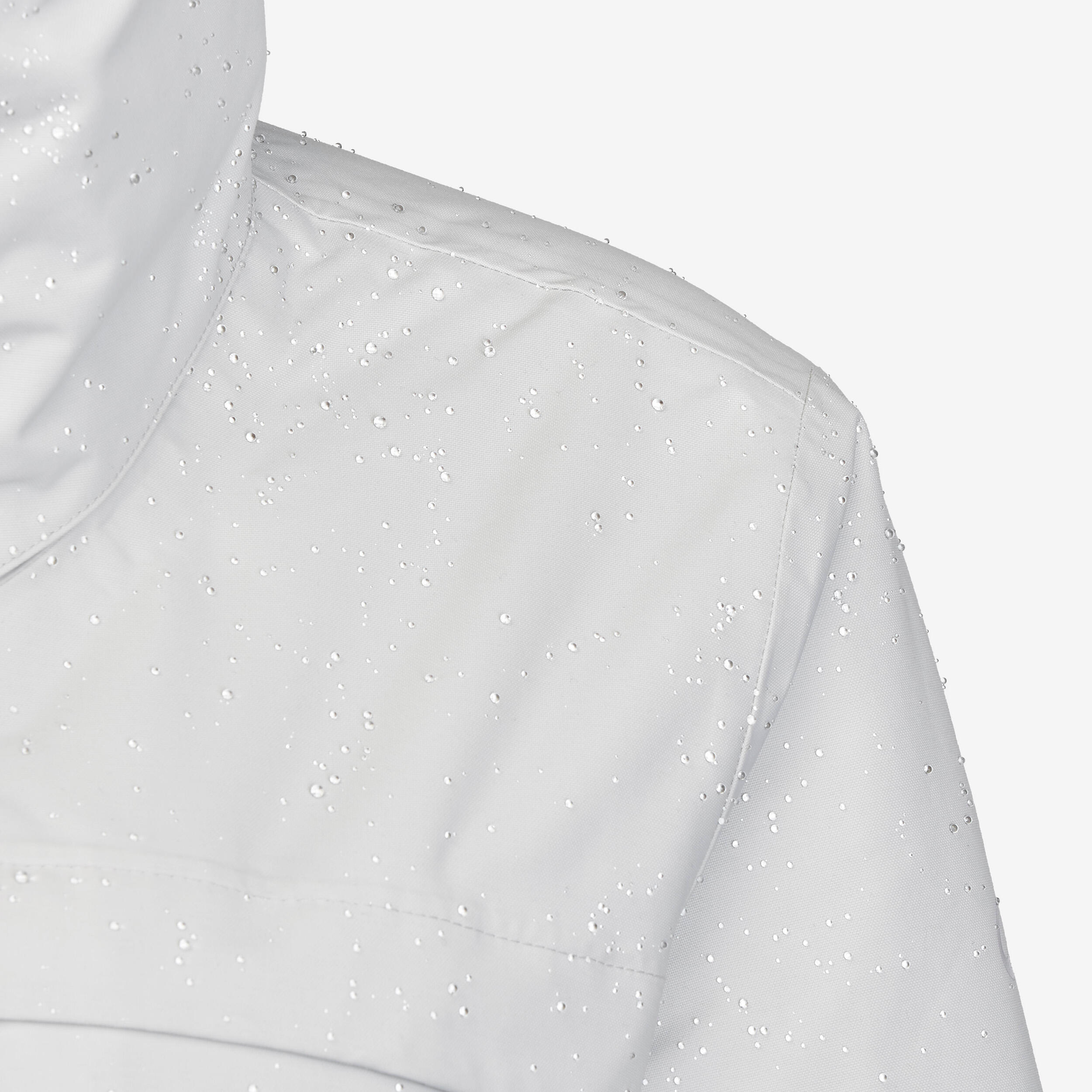 Women’s 3-in-1 warm hiking jacket 0°C, NH100 - Grey