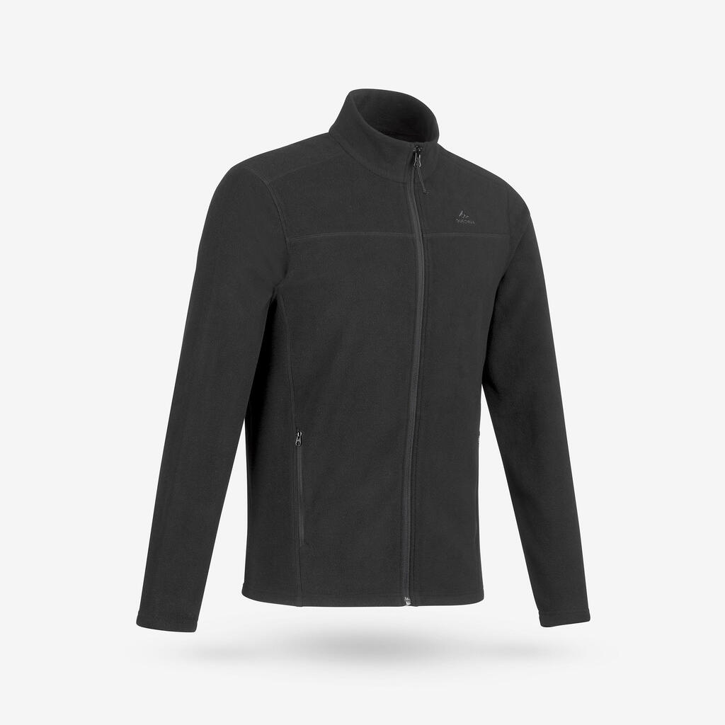 Chaqueta polar de senderismo térmica para Hombre Quechua MH100 - Negro
