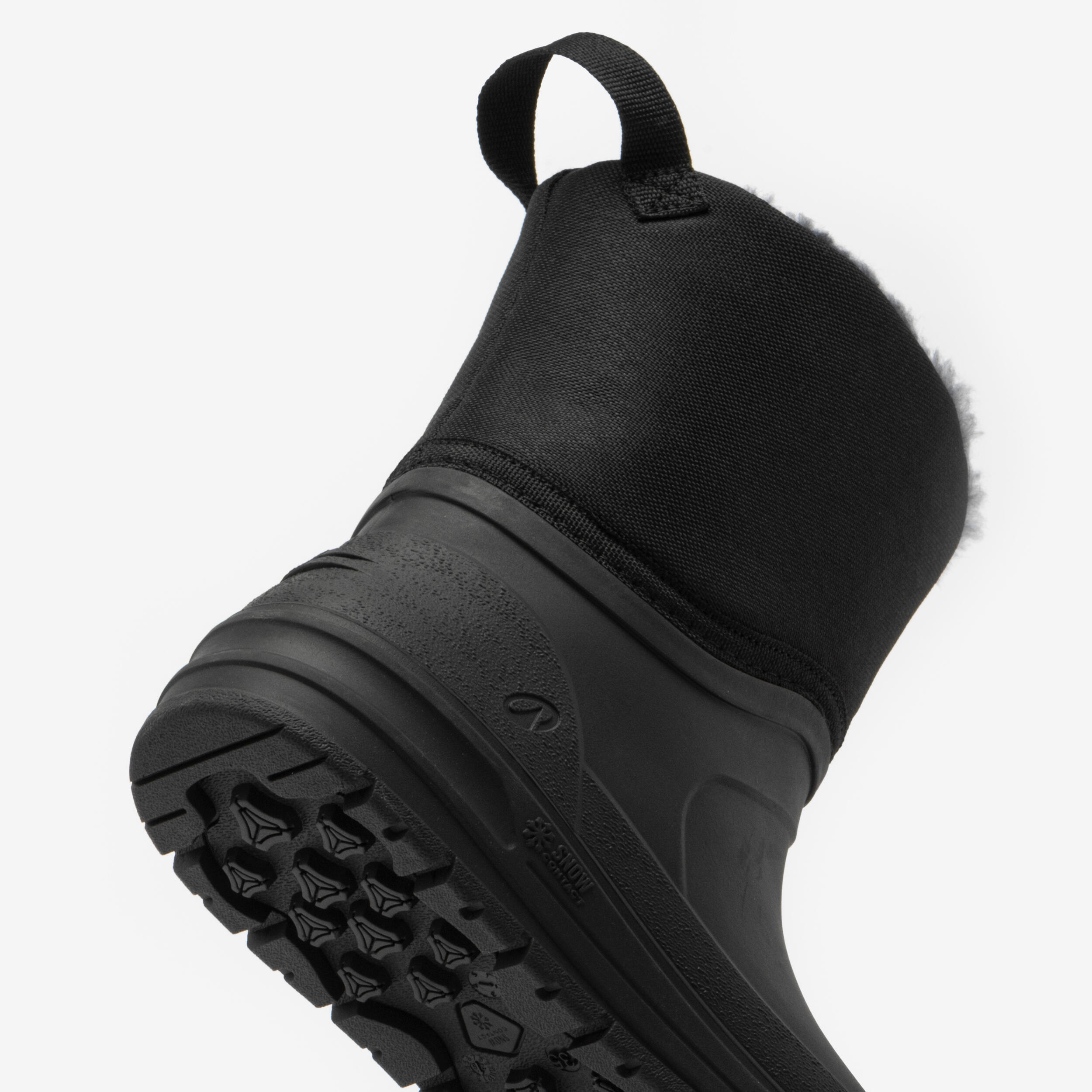 Warme Kinder-Schneestiefel 24 bis 38, SH100 Warm schwarz 7/8