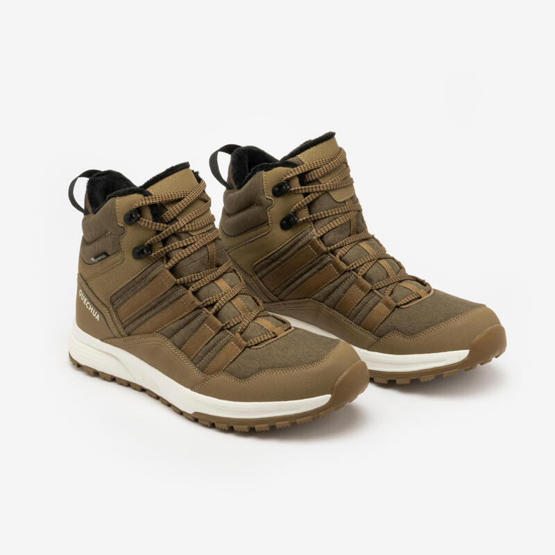 Erkek Outdoor Kar Botu - Su Geçirmez - Kahverengi - NH500 Mid