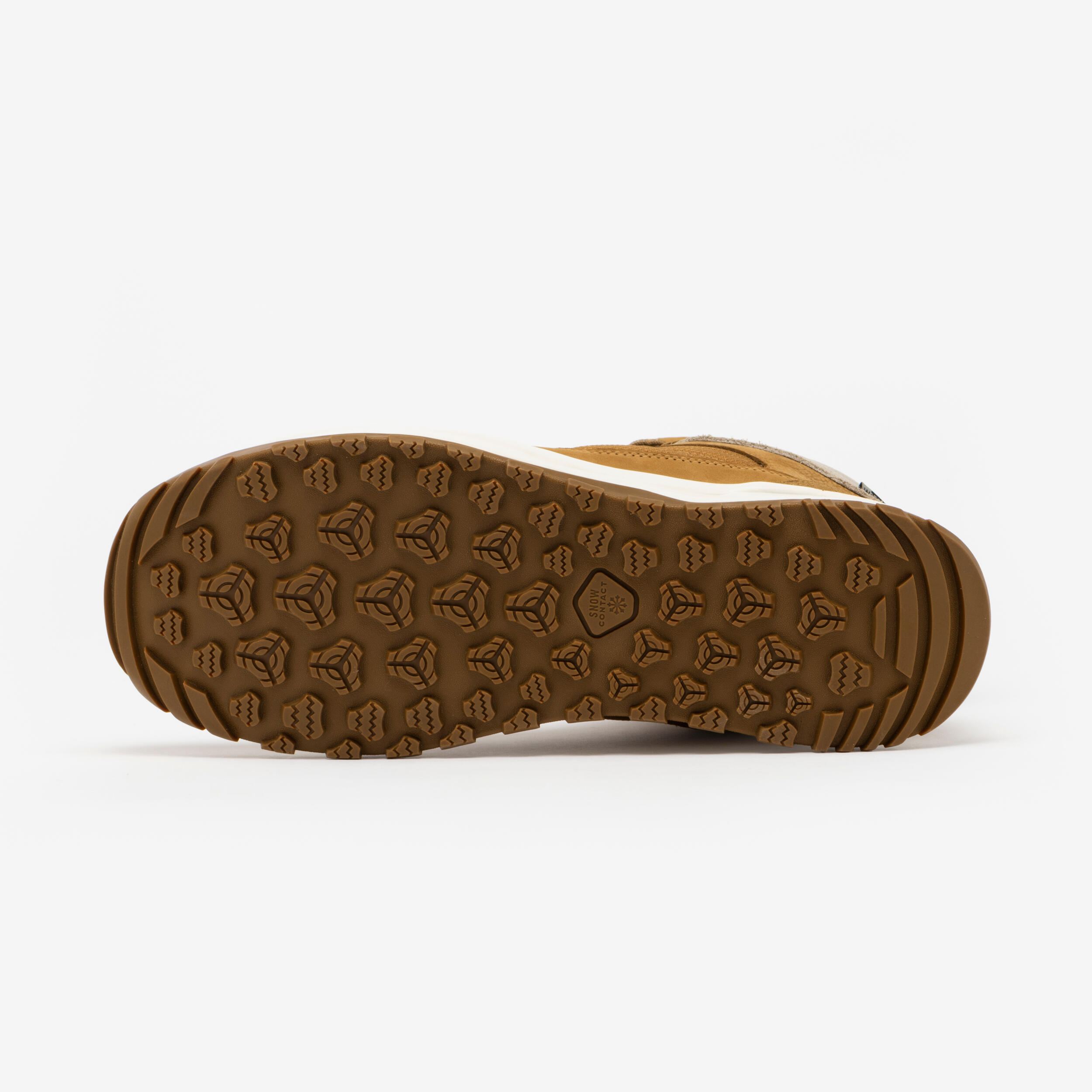 Chaussures de randonnée chaudes en cuir homme, NH 500 Mid - QUECHUA