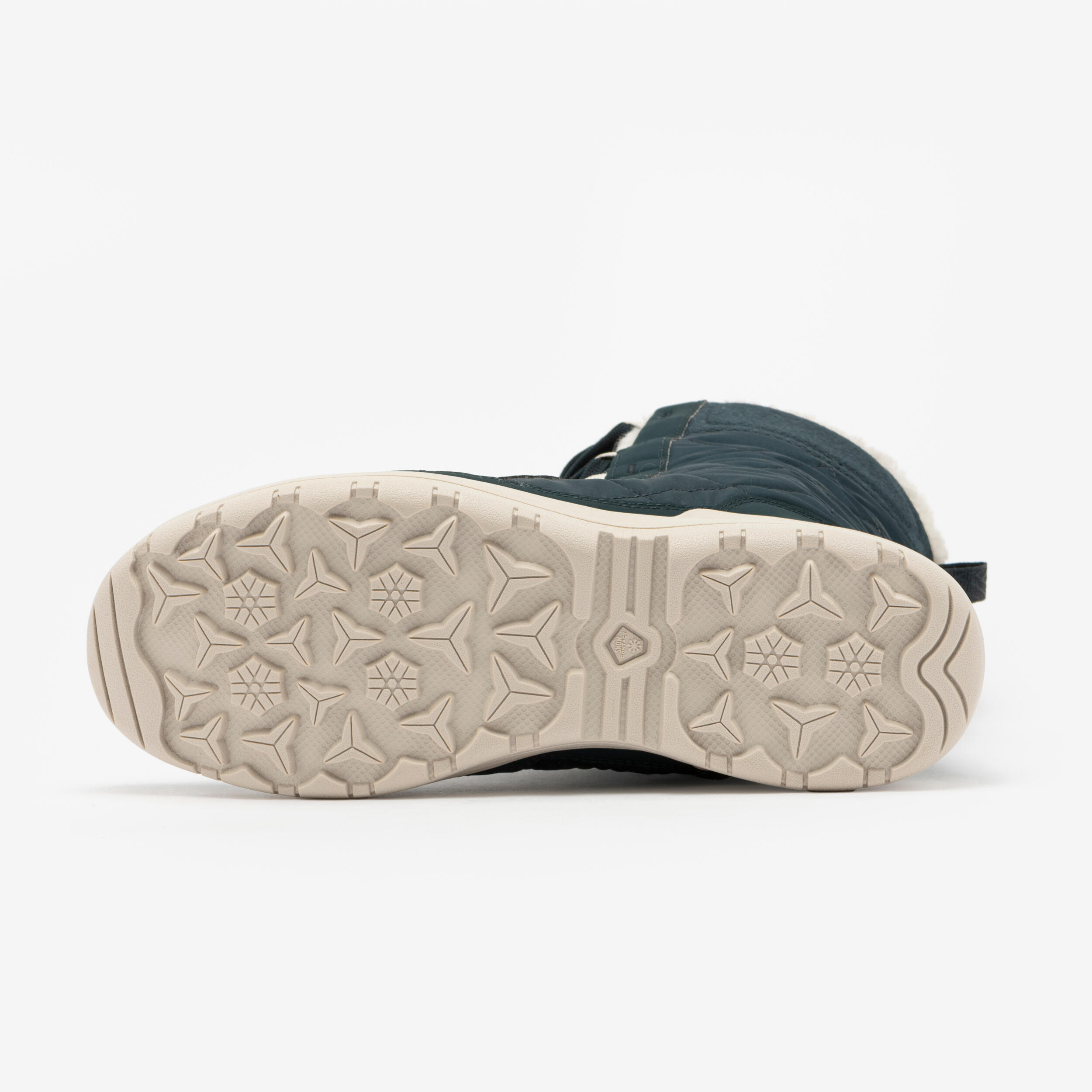 Bottes de neige chaudes et imperméables femme, NH500 Haute vert 4/8