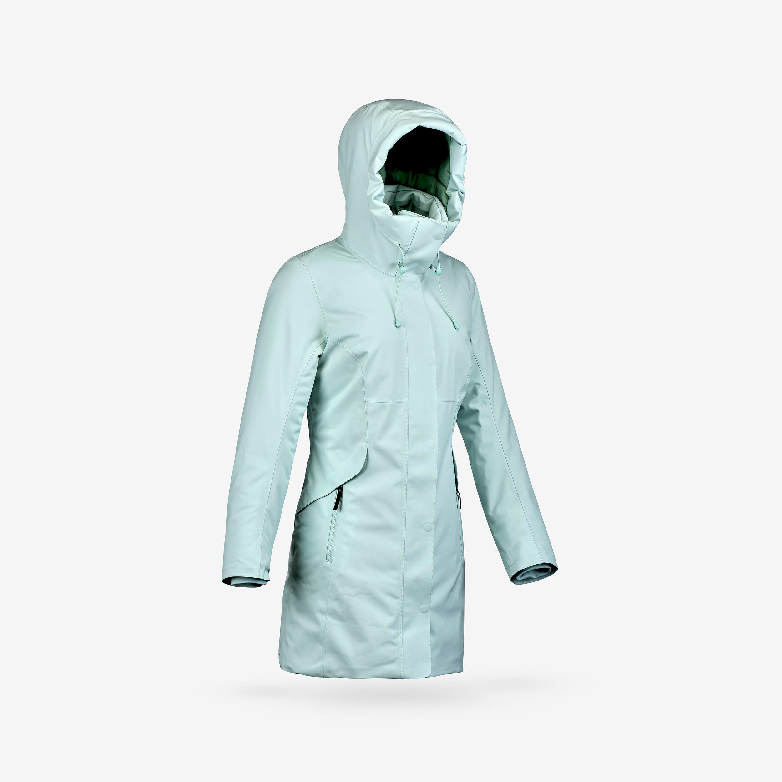 Parka de montaña y nieve impermeable Mujer Quechua NH500 7/12