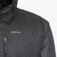 Men’s waterproof hiking jacket -10°C, NH500 - Black