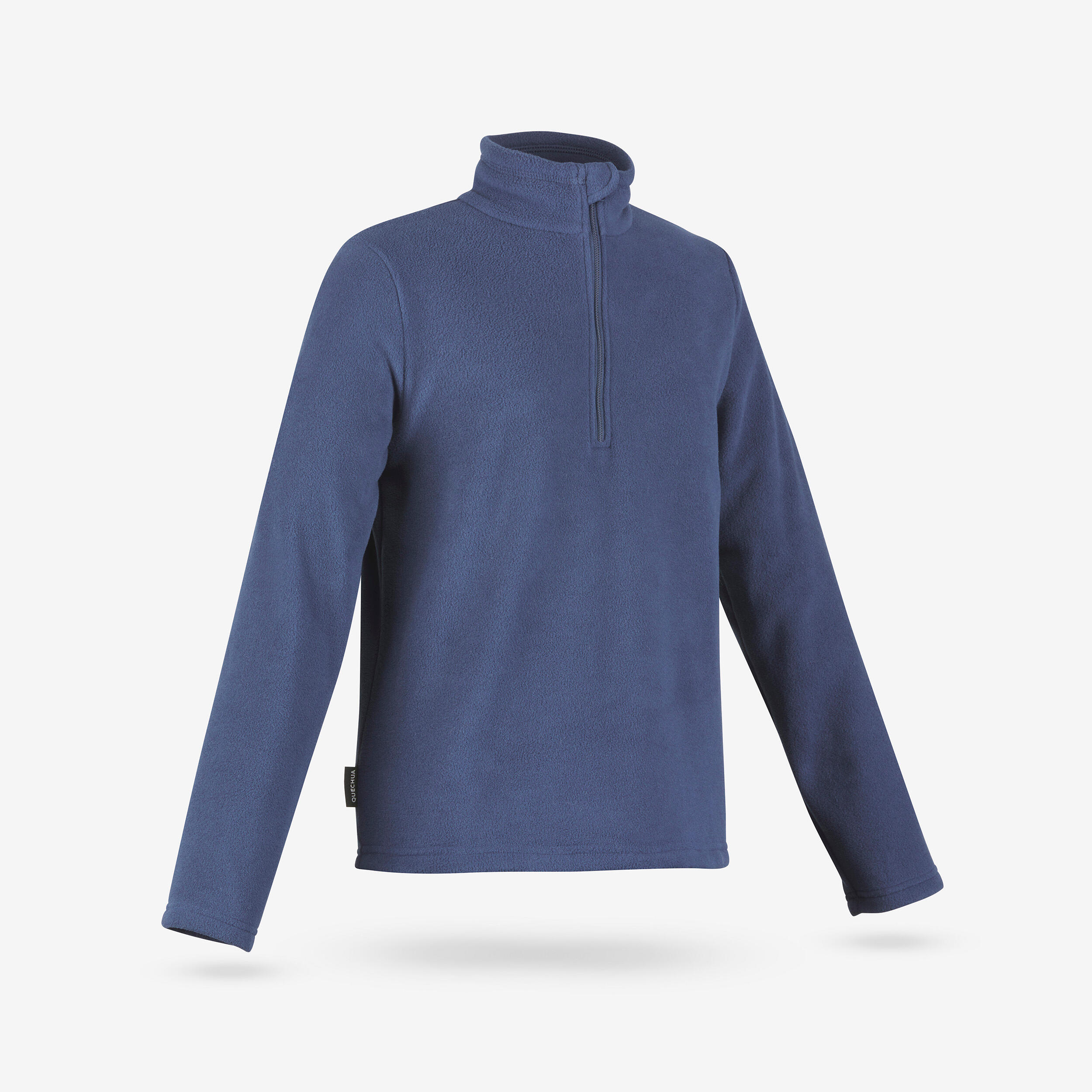 Sudadera de senderismo de forro polar azul para niños de 7 a 15 años MH100 6/6