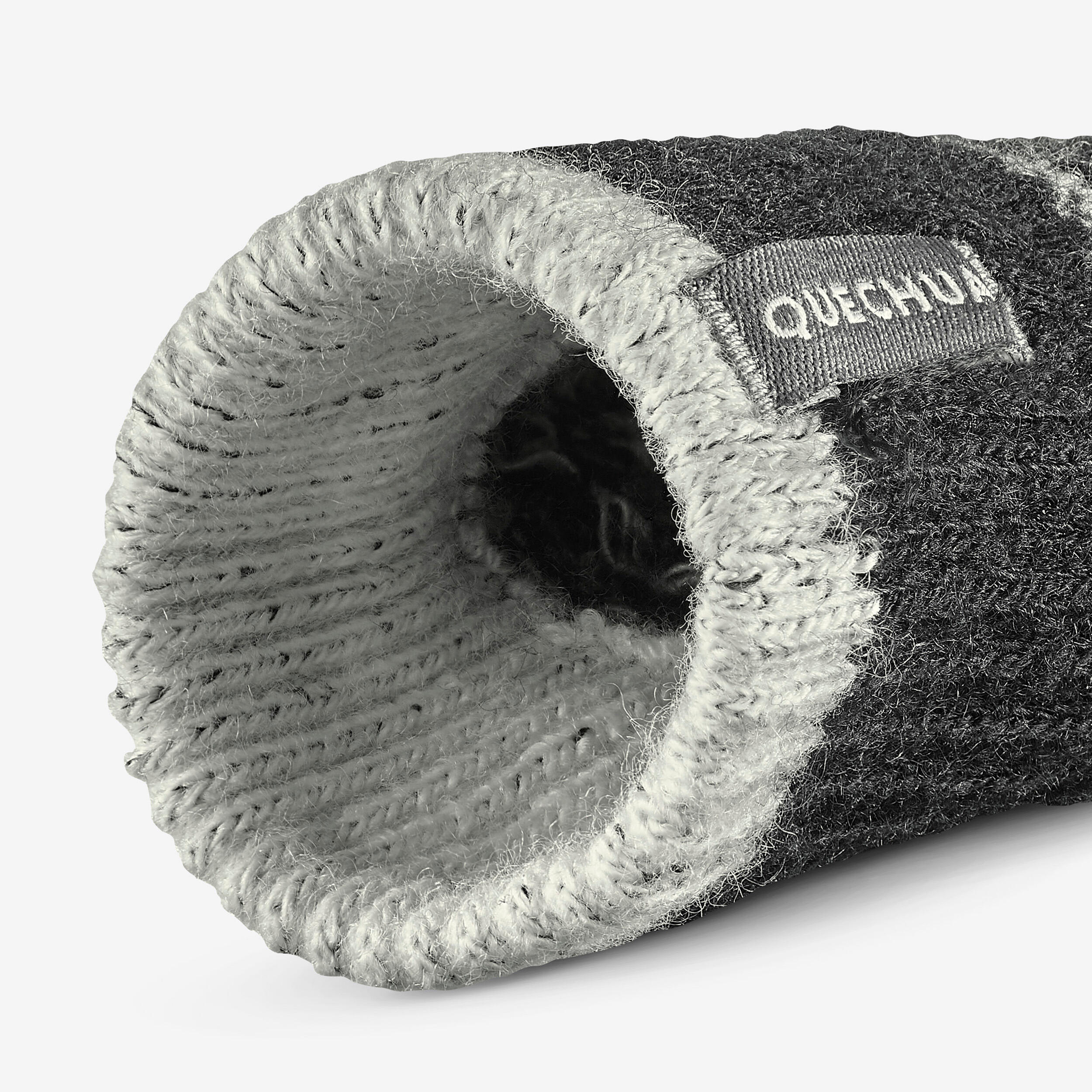 Kids’ mesh gloves 4-14 years, HIKE100 - Grey and White