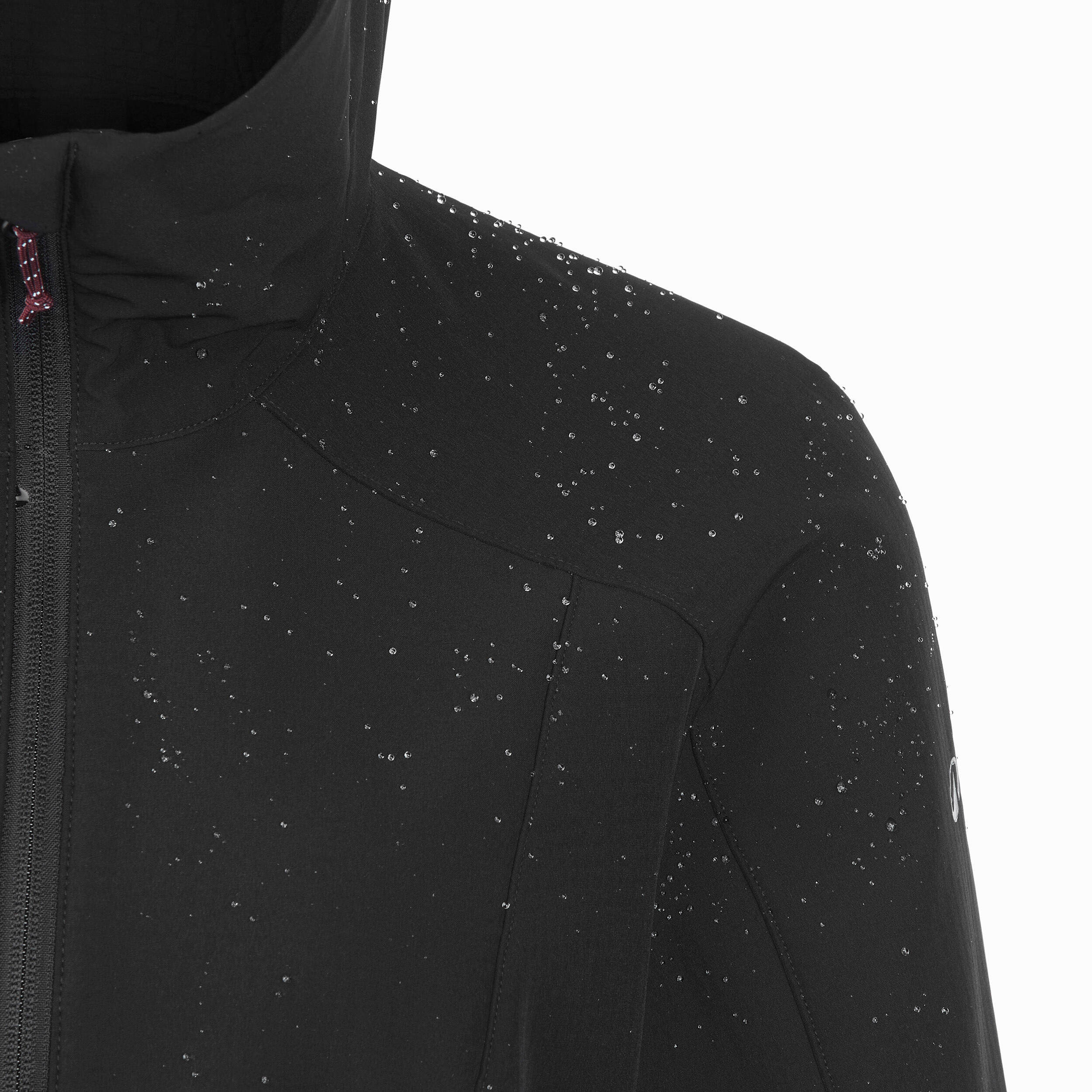 Women’s windproof softshell jacket, MT500 - Black -  4