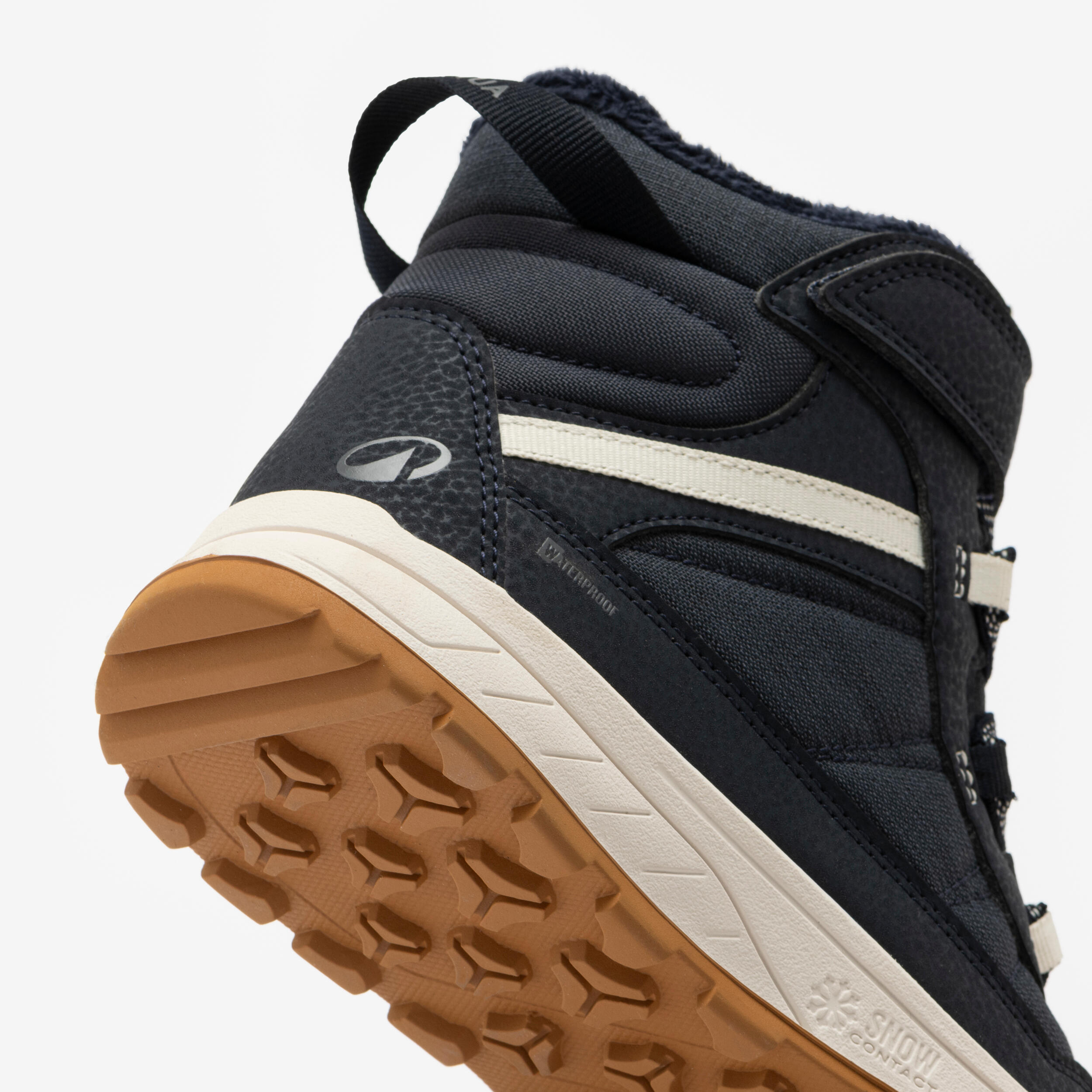 Warme en waterdichte wandelschoenen SH500 voor kinderen synthetisch maat 24-38 7/7