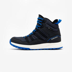 Botas invierno de senderismo cálidas e impermeables hombre, NH500 azul
