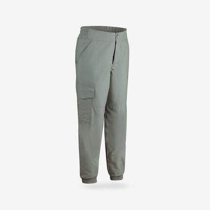 Pantalon chaud enfant 7-15 ans, NH100 kaki