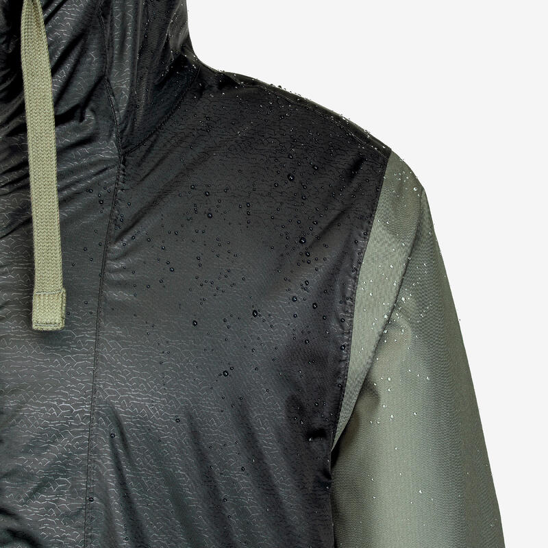 Veste de randonnée -5°C imperméable homme, NH100 vert