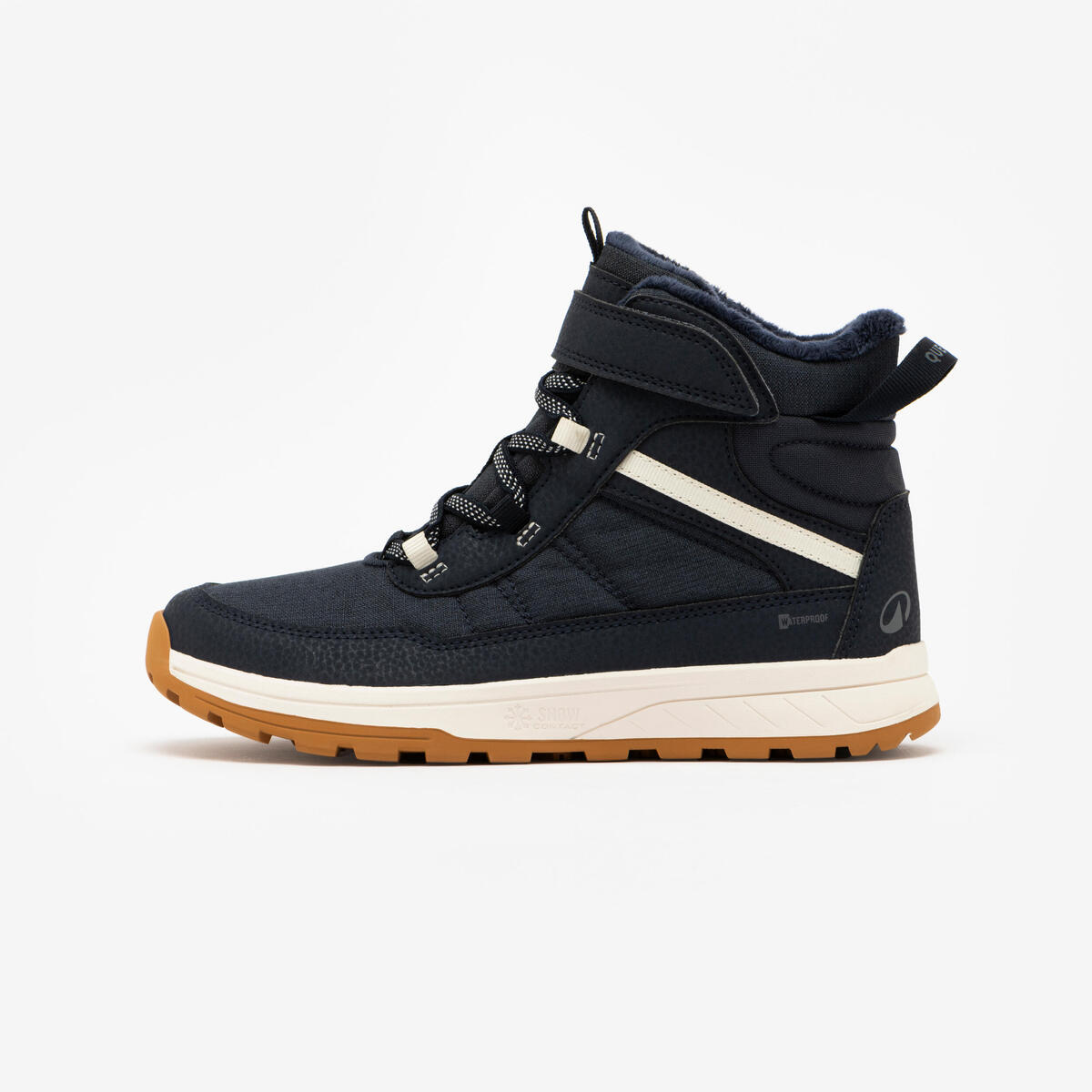 Chaussures de neige chaudes enfant 24-38, SH500 SYNTH WARM bleu