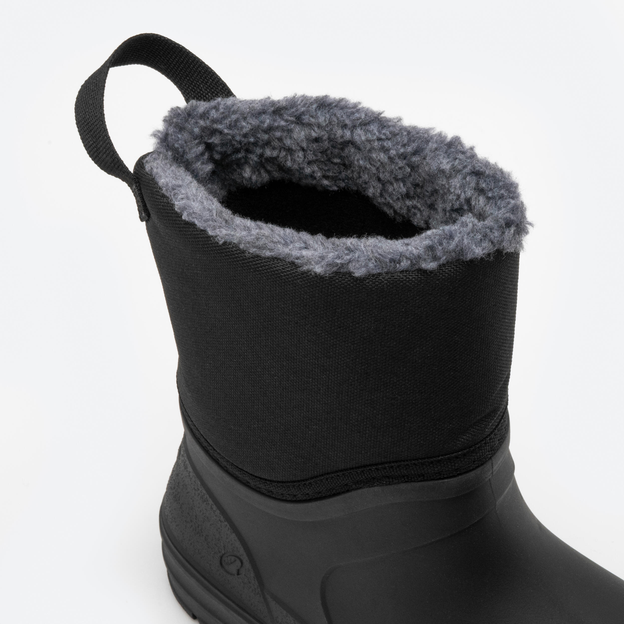 Warme Kinder-Schneestiefel 24 bis 38, SH100 Warm schwarz 6/8