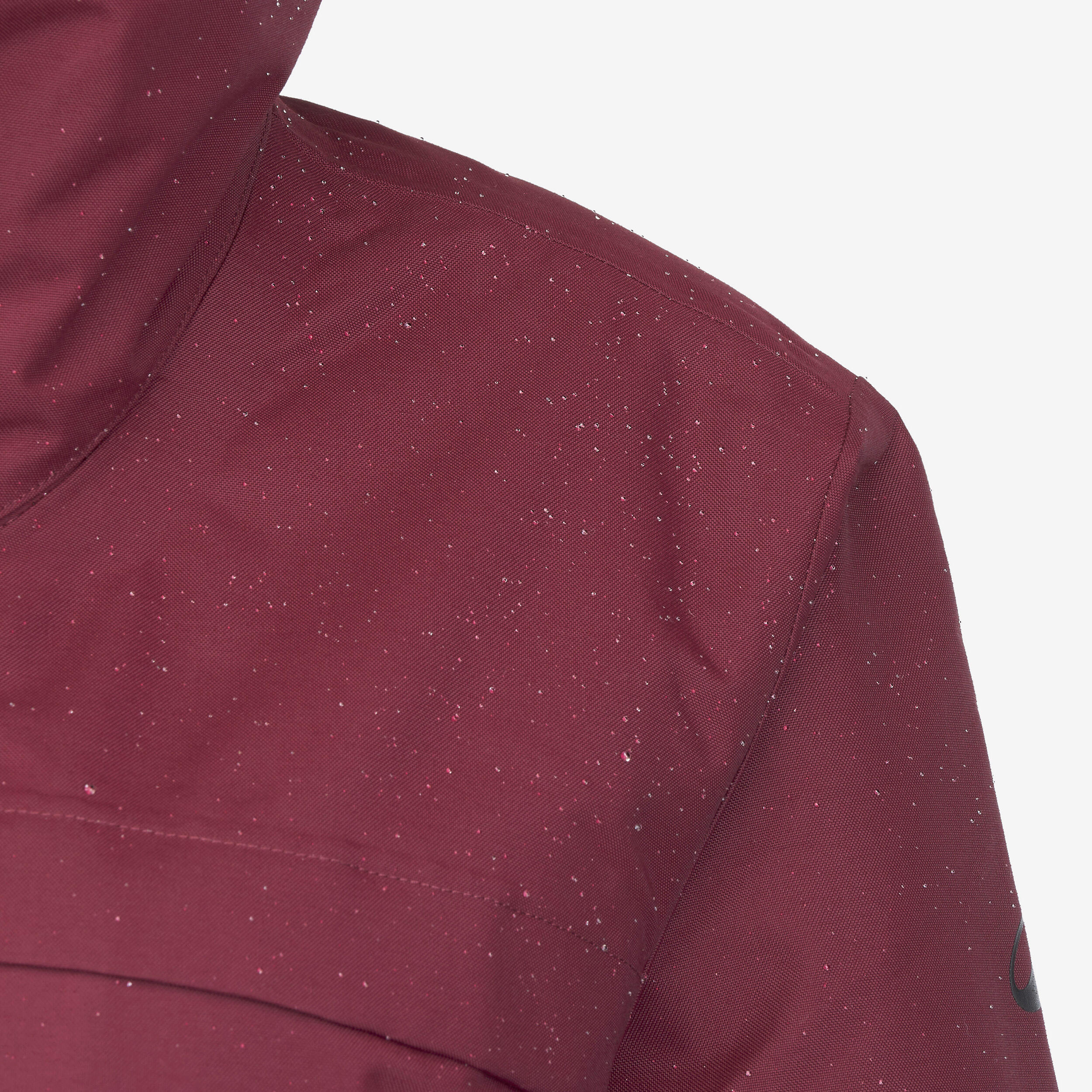 Women’s 3-in-1 warm hiking jacket 0°C, NH100 - Purple