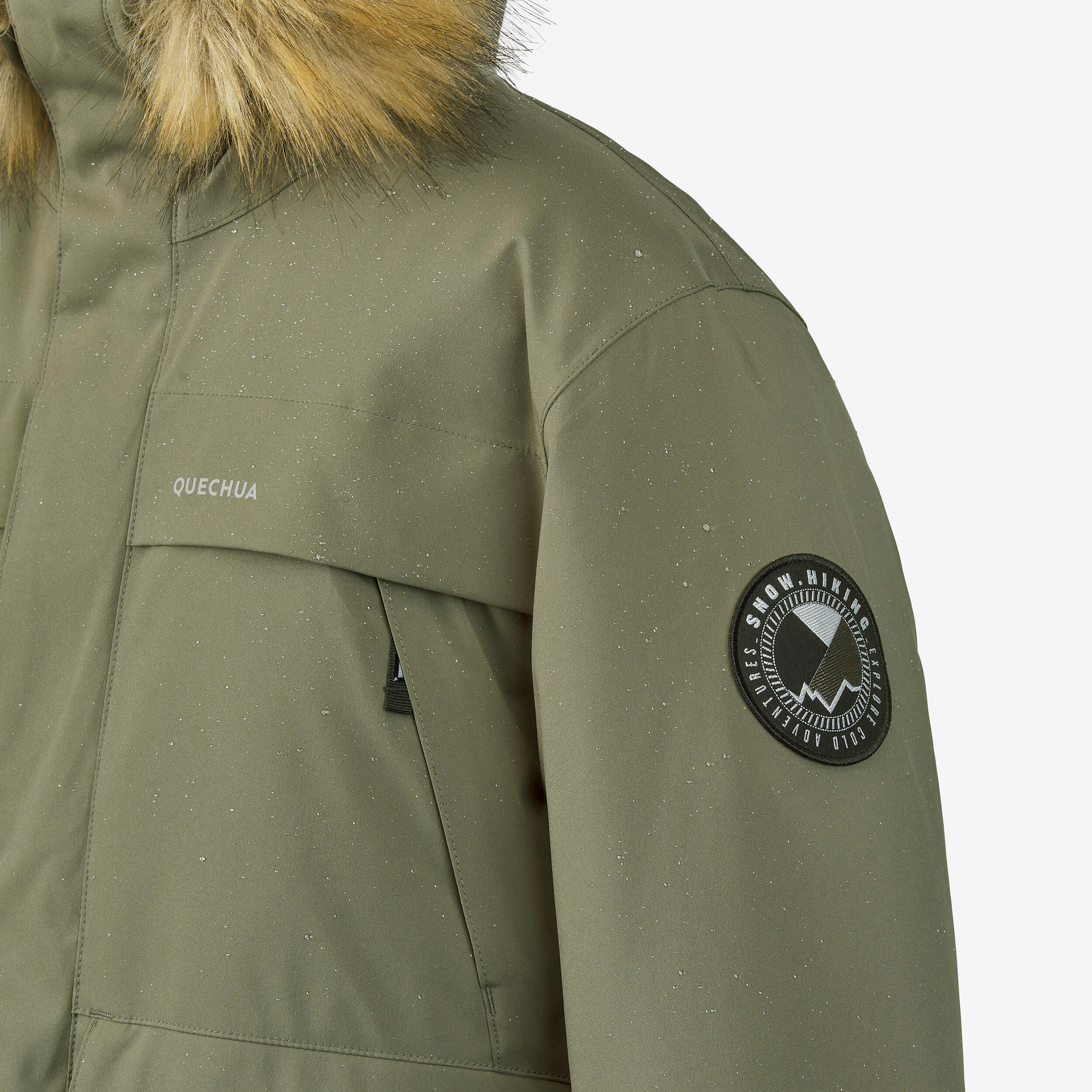 Kids’ Waterproof Hiking Jacket, NH 500 Age 7–15 - QUECHUA