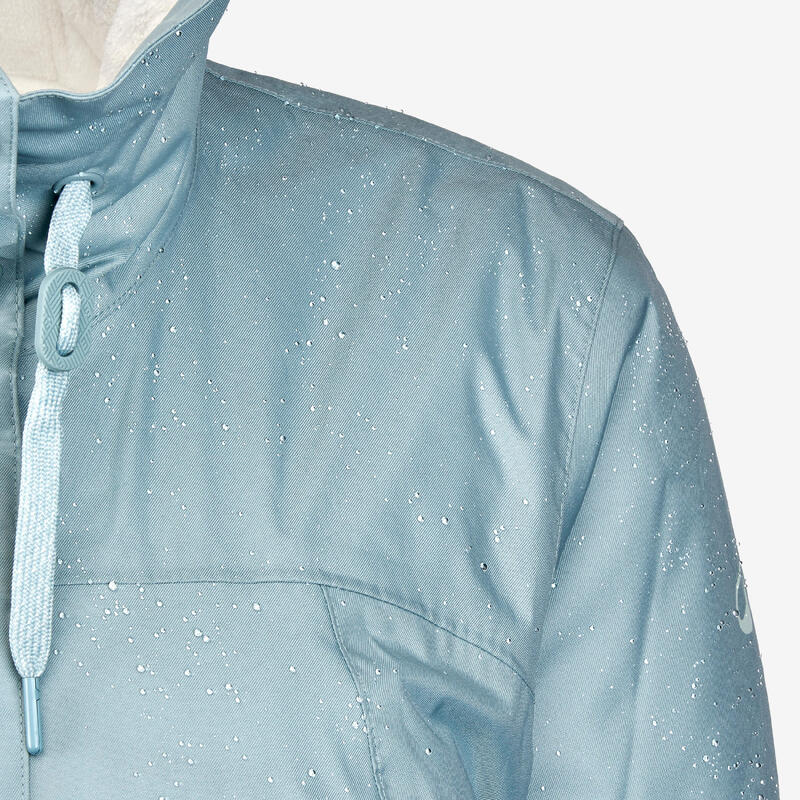 Dámská turistická bunda -10 °C nepromokavá NH500