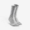 Mixed winter hiking socks SH100 Mid - Grey