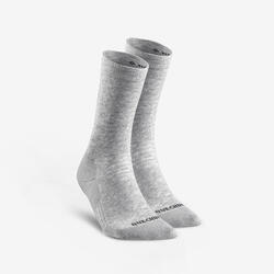 Chaussettes de randonnée hiver mixte, SH100 Mid gris