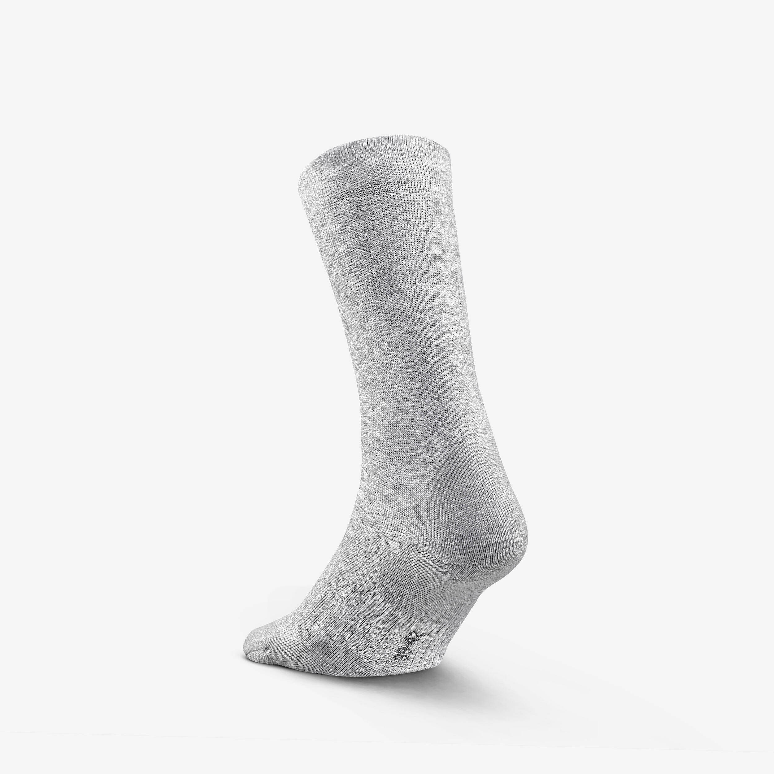 Mixed winter hiking socks SH100 Mid - Grey -  5
