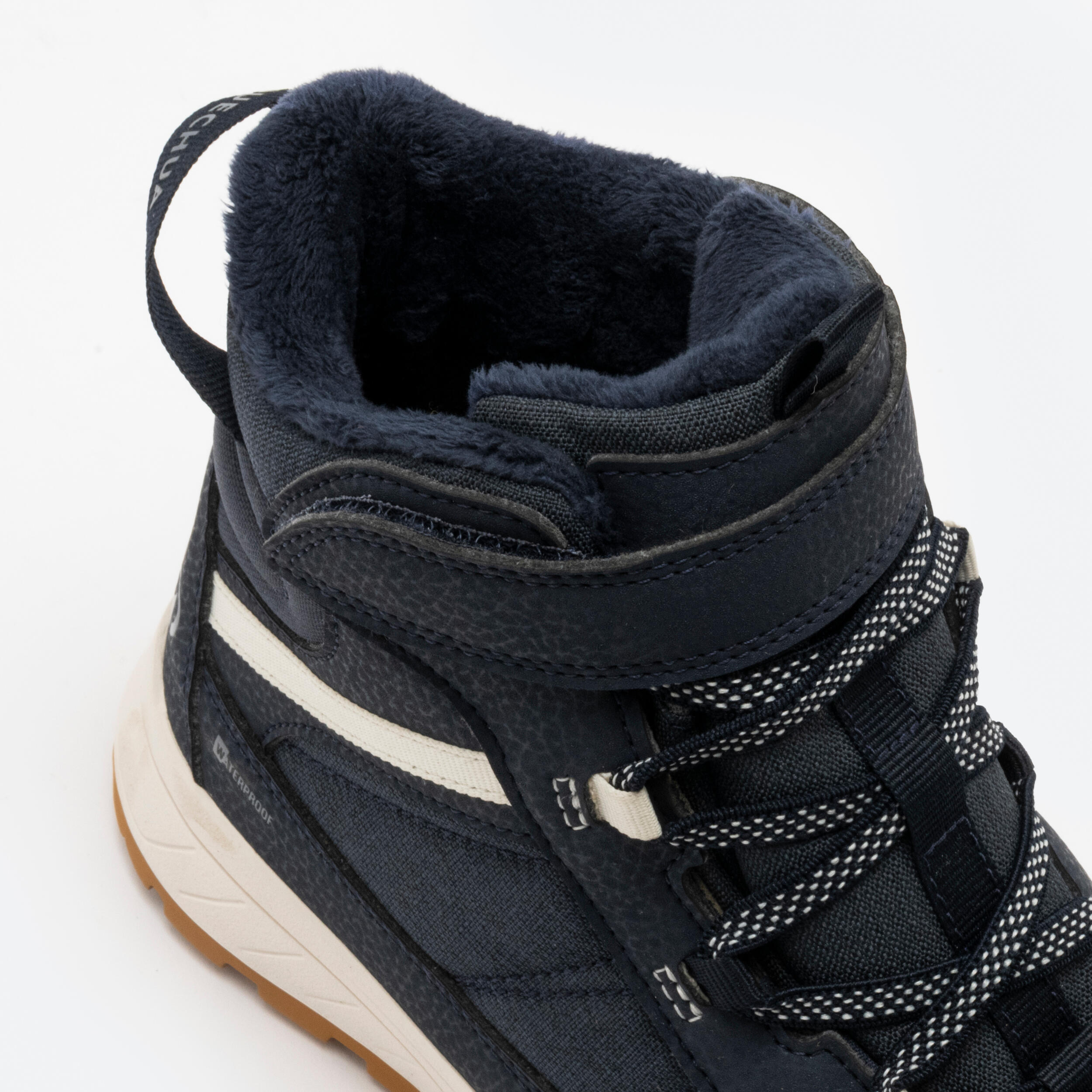 Warme en waterdichte wandelschoenen SH500 voor kinderen synthetisch maat 24-38 6/7
