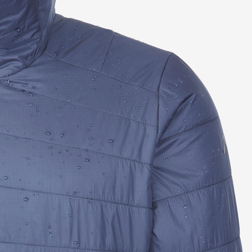 Chaqueta acolchada térmica de trekking para Hombre Forclaz MT100 verde