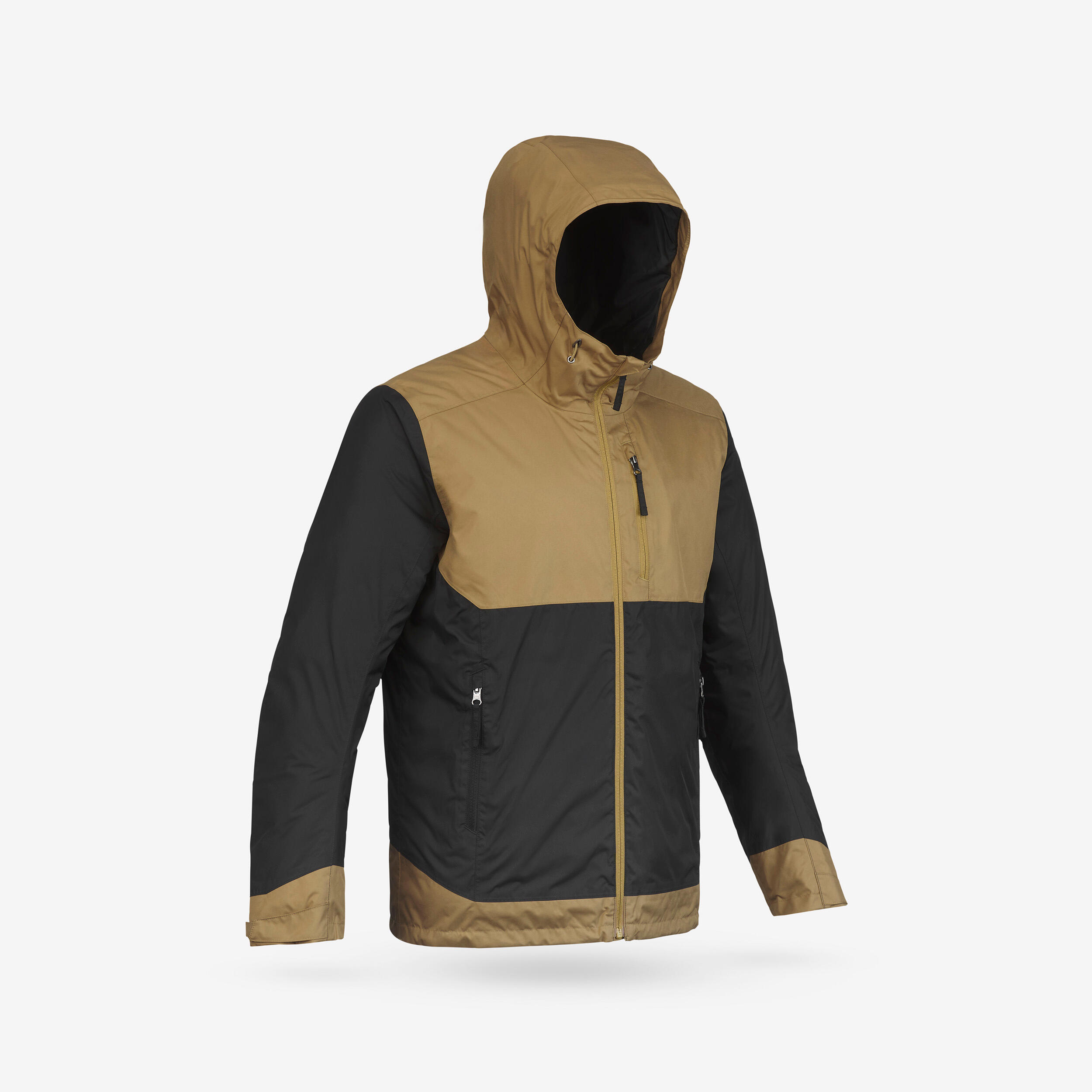 Abrigo de montaña y nieve impermeable con capucha Hombre Quechua NH500 7/11