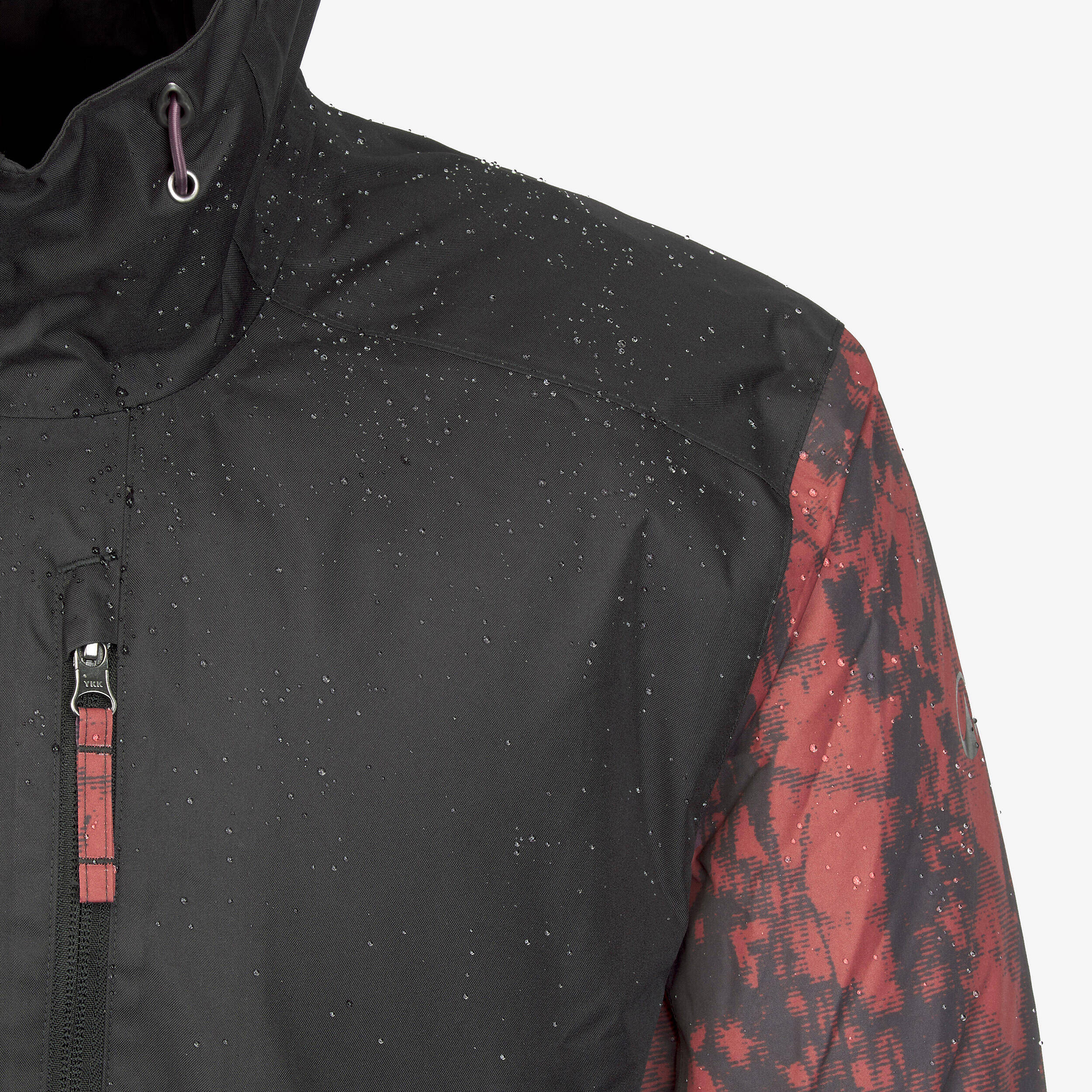 Men’s waterproof hiking jacket -10°C, NH500 - Black -  3