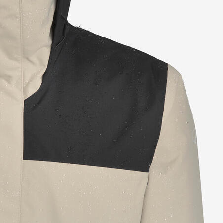 Куртка чоловіча NH100 трекінгу 3 в 1 водонепроникна бежева