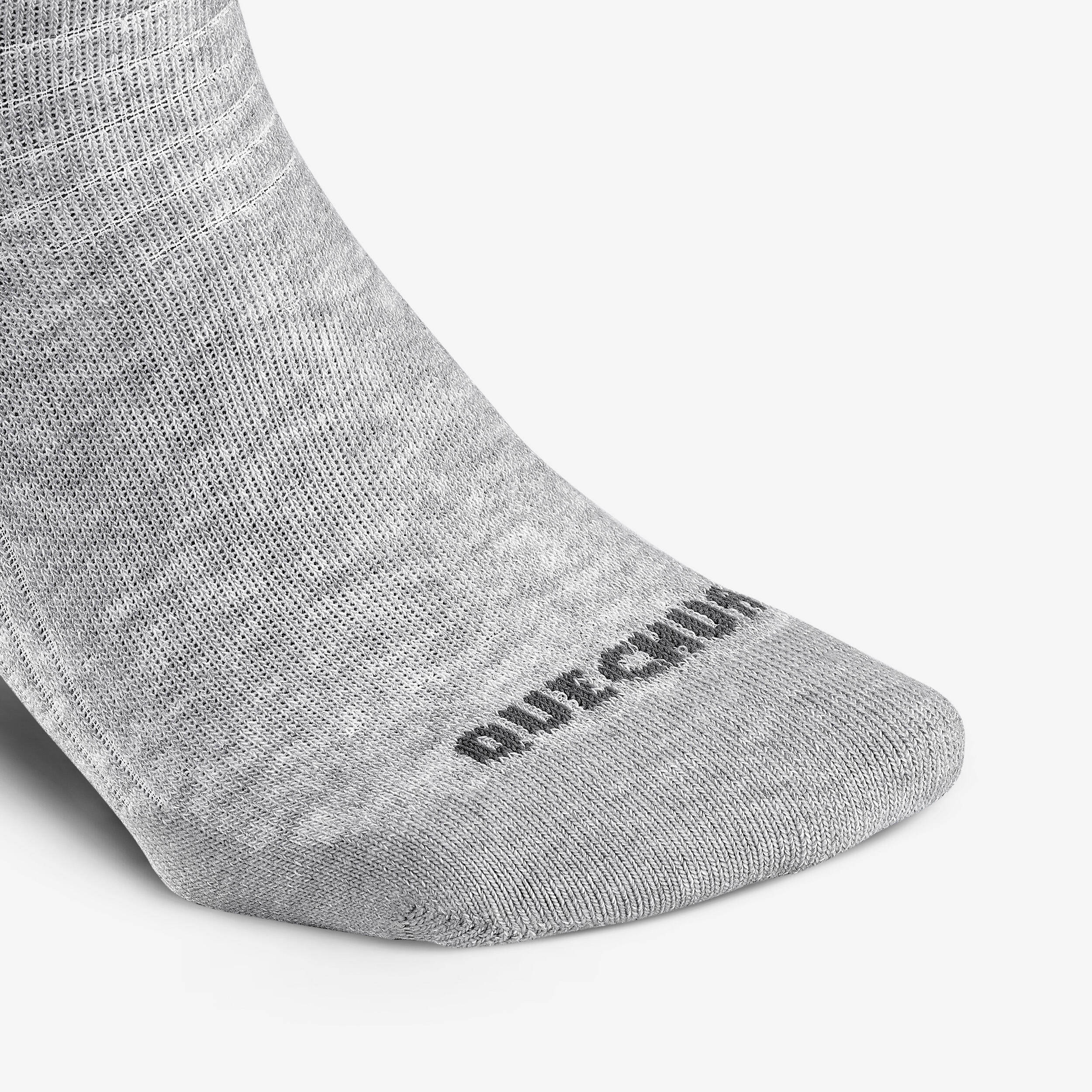 Mixed winter hiking socks SH100 Mid - Grey -  4
