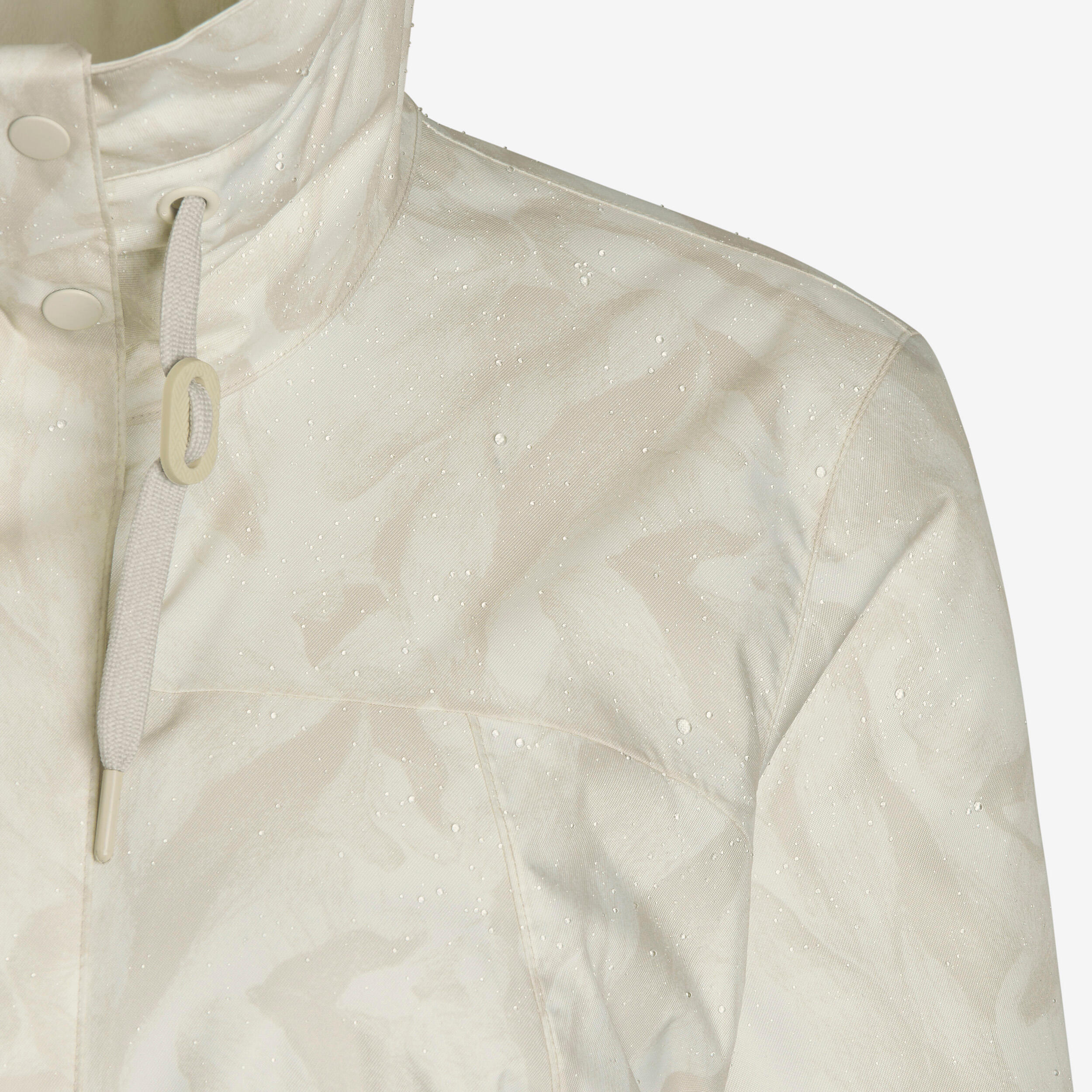 Veste de randonnée -10°C imperméable femme, NH500 beige 3/10