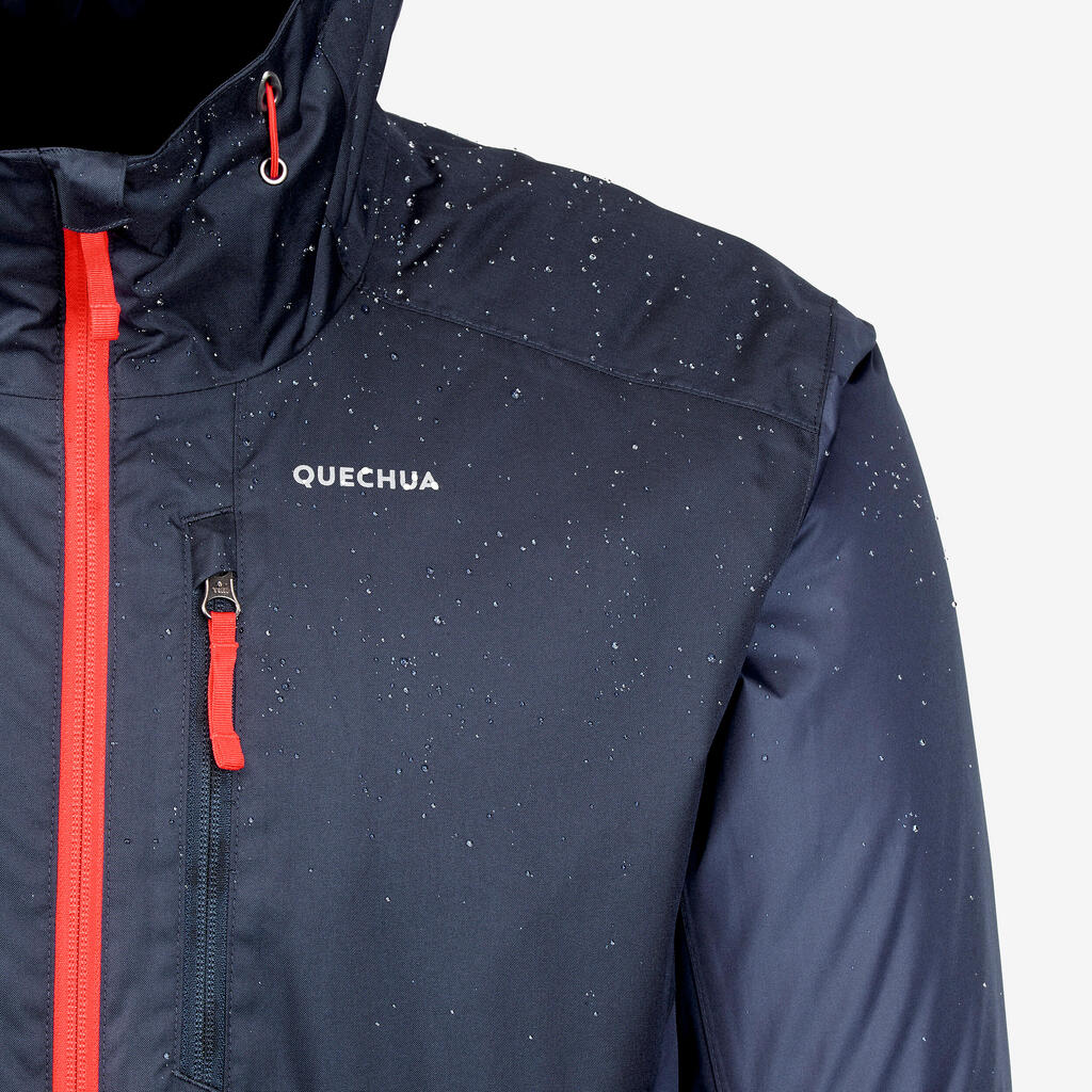 Men’s Waterproof Hiking Jacket -10°C NH500 - Blue