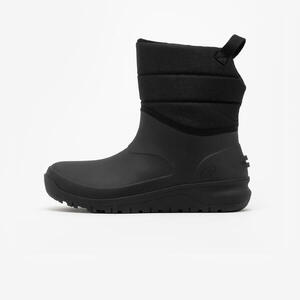 Botas cálidas de senderismo nieve impermeables Mujer Quechua NH100 Mid negro