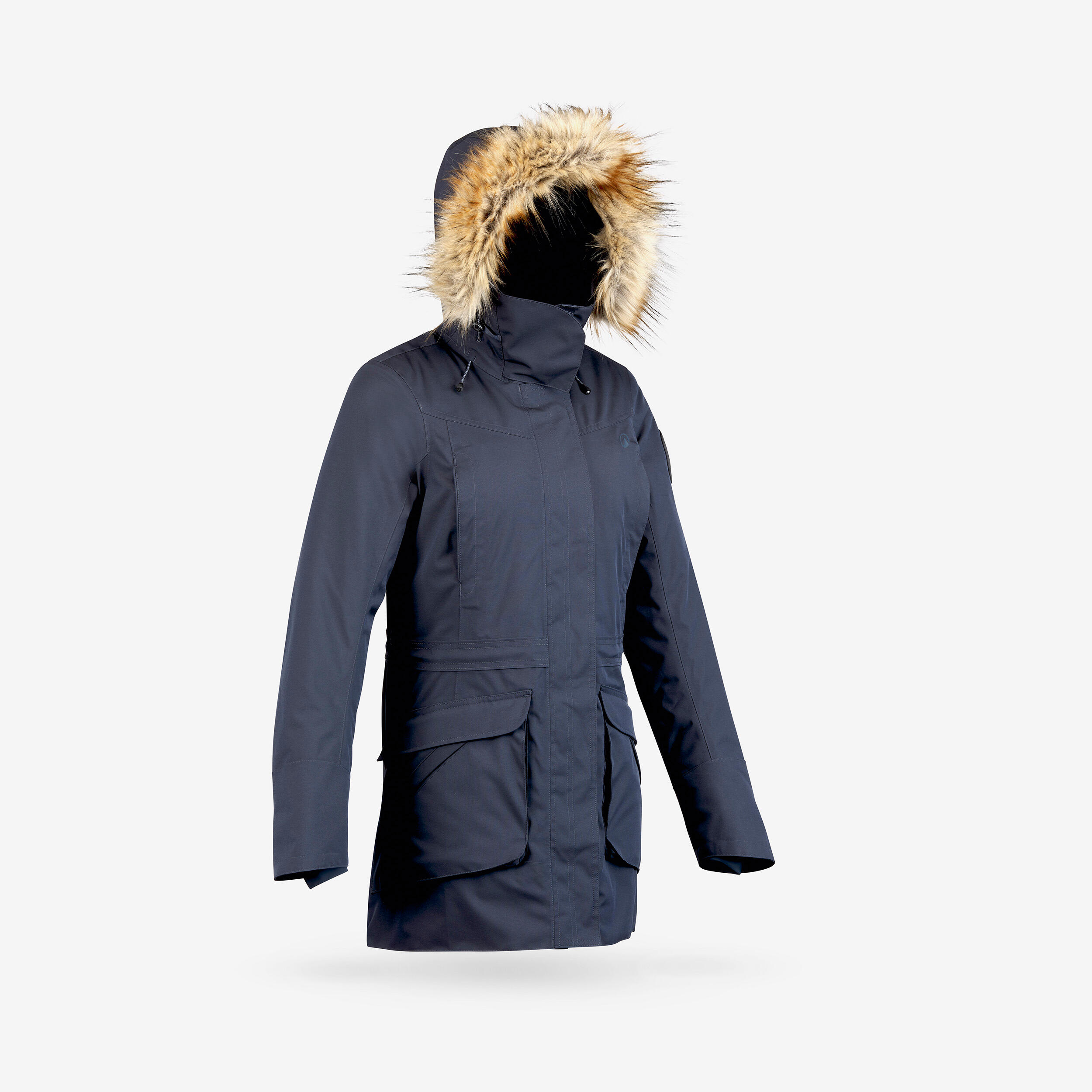 QUECHUA Women’s waterproof hiking parka -20°C, NH900 - Blue
