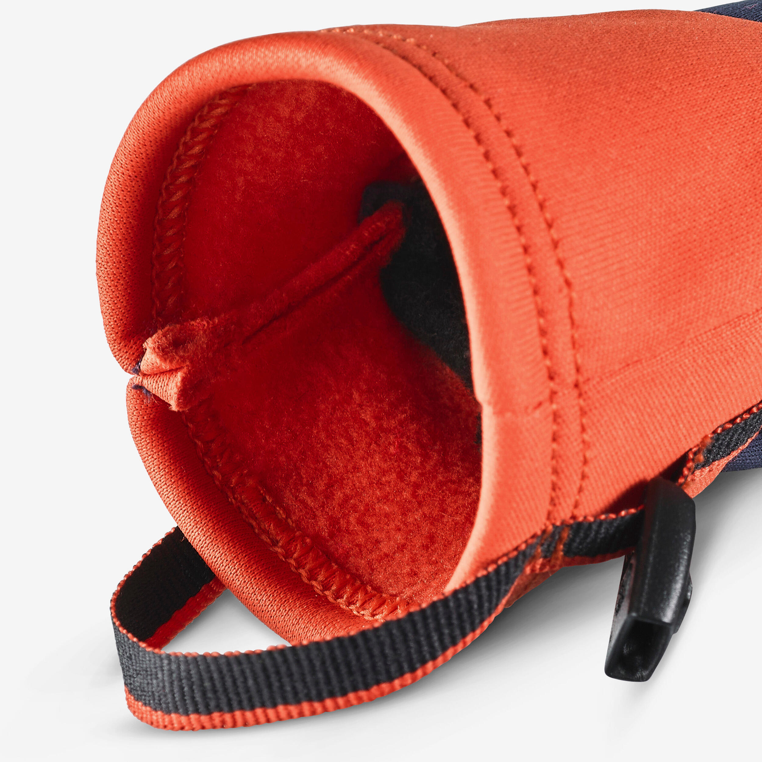 QUECHUA Detské dotykové rukavice HIKE500 6-14 r. modro-červené 12 rokov · záber 4