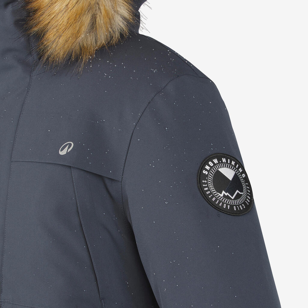 Blouson chaud et imperméable enfant 7-15 ans, NH500 bleu