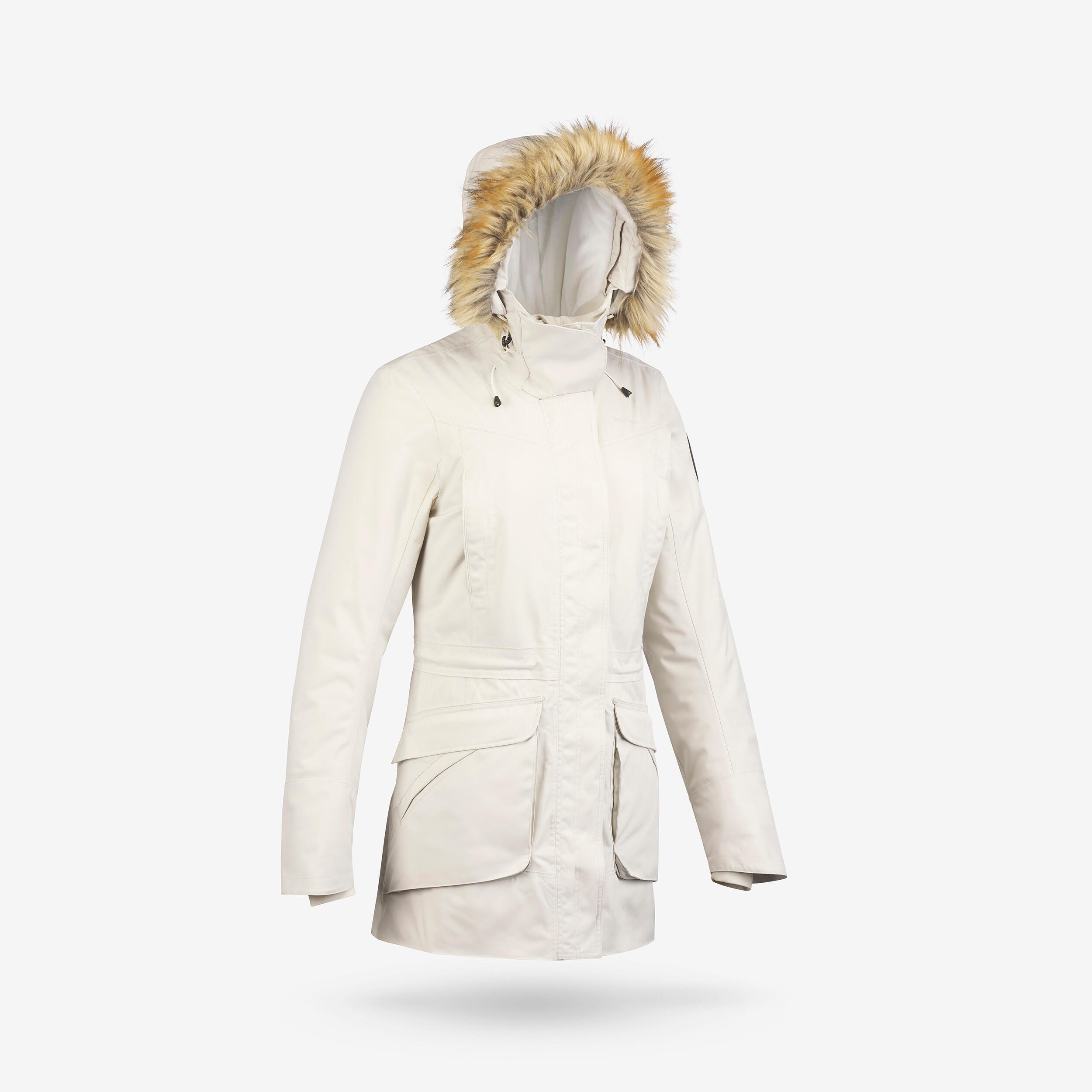Women's Waterproof Hiking Parka -20°C NH900 - Beige 13/29