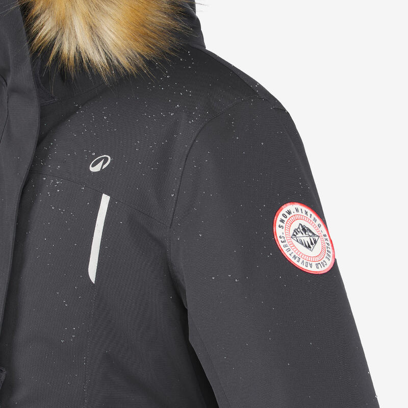 Parka chaude et imperméable de randonnée fille 7-15 ans, NH900 bleu