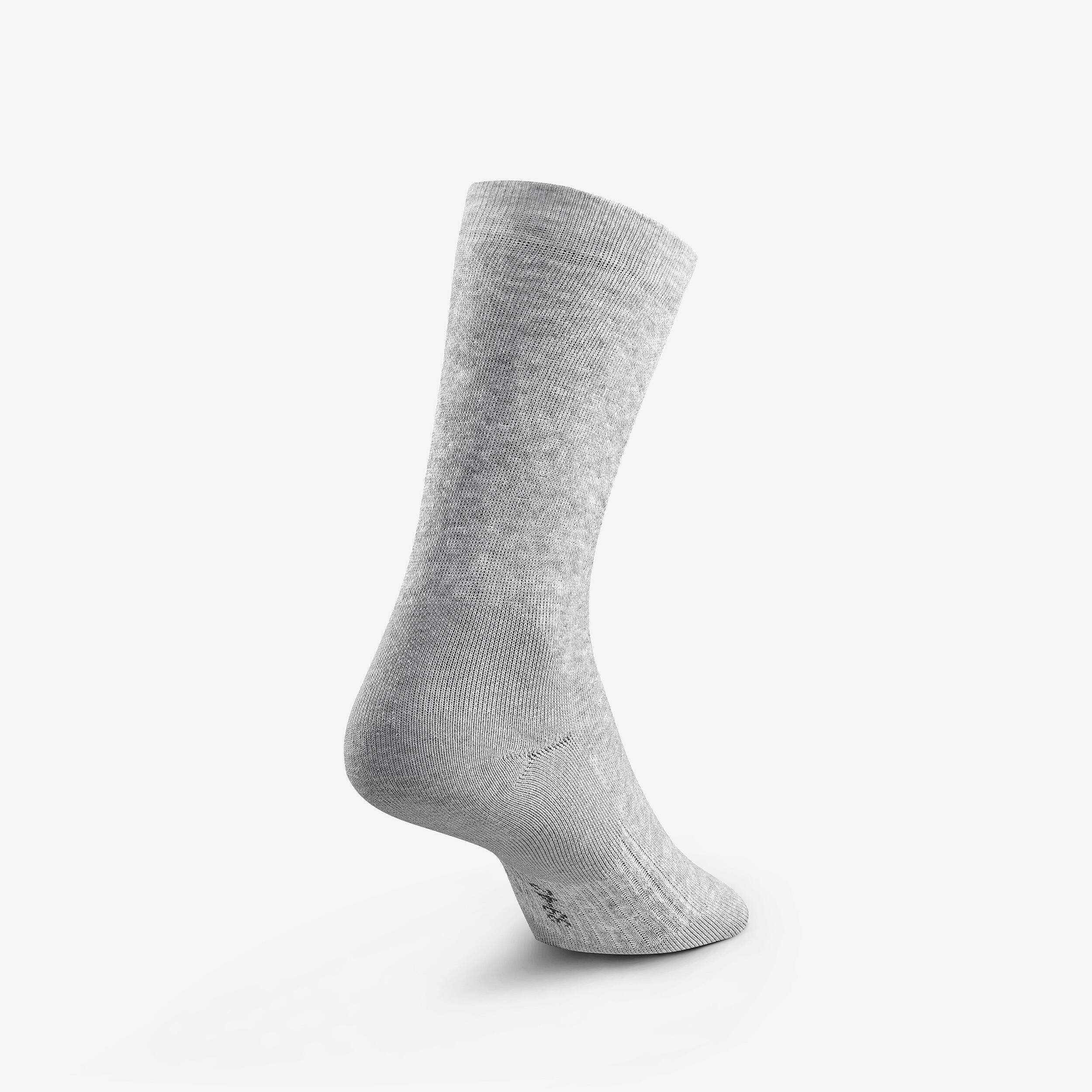 Mixed winter hiking socks SH100 Mid - Grey -  3