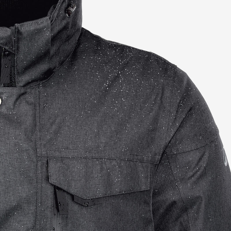 Blouson de randonnée -10°C imperméable homme, NH500 gris