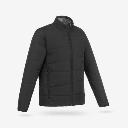 Wattierte Jacke Herren bis 0 °C Trekking - MT50 schwarz