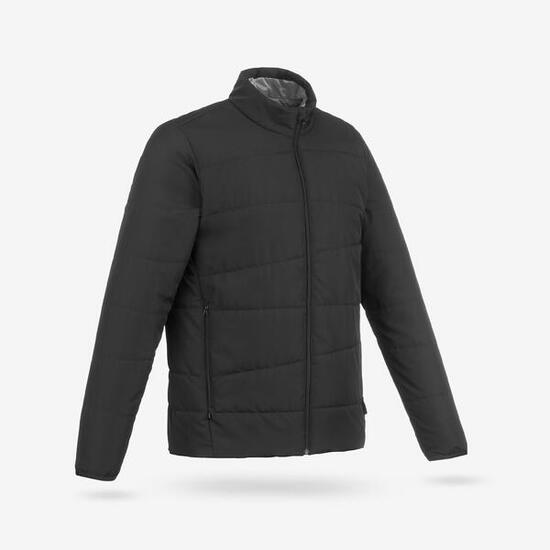 Wattierte Jacke Herren bis 0 °C Trekking - MT50 schwarz